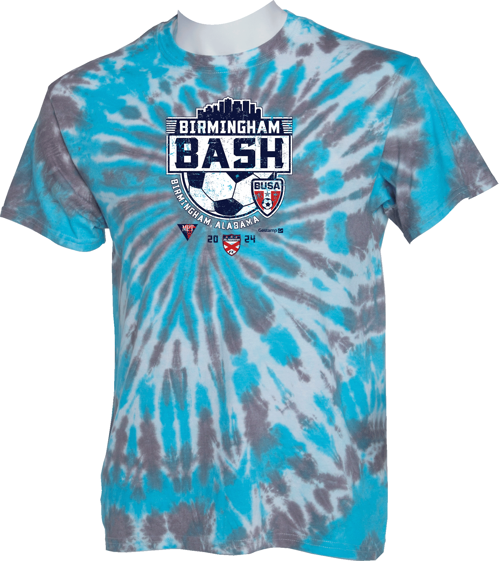 Tie-Dye Short Sleeves - 2024 Birmingham Bash