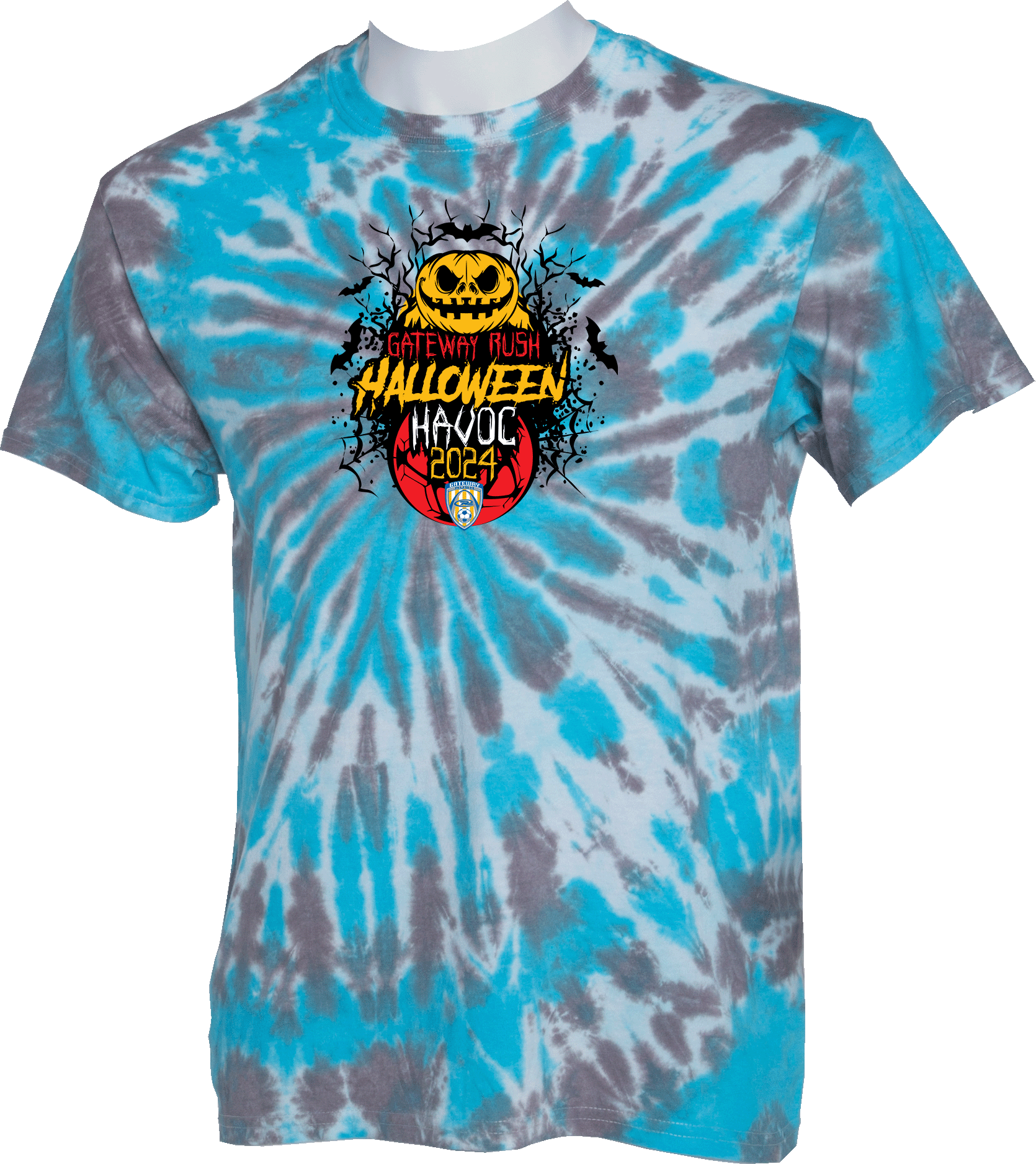 Tie-Dye Short Sleeves - 2024 Gateway Rush Halloween Havoc