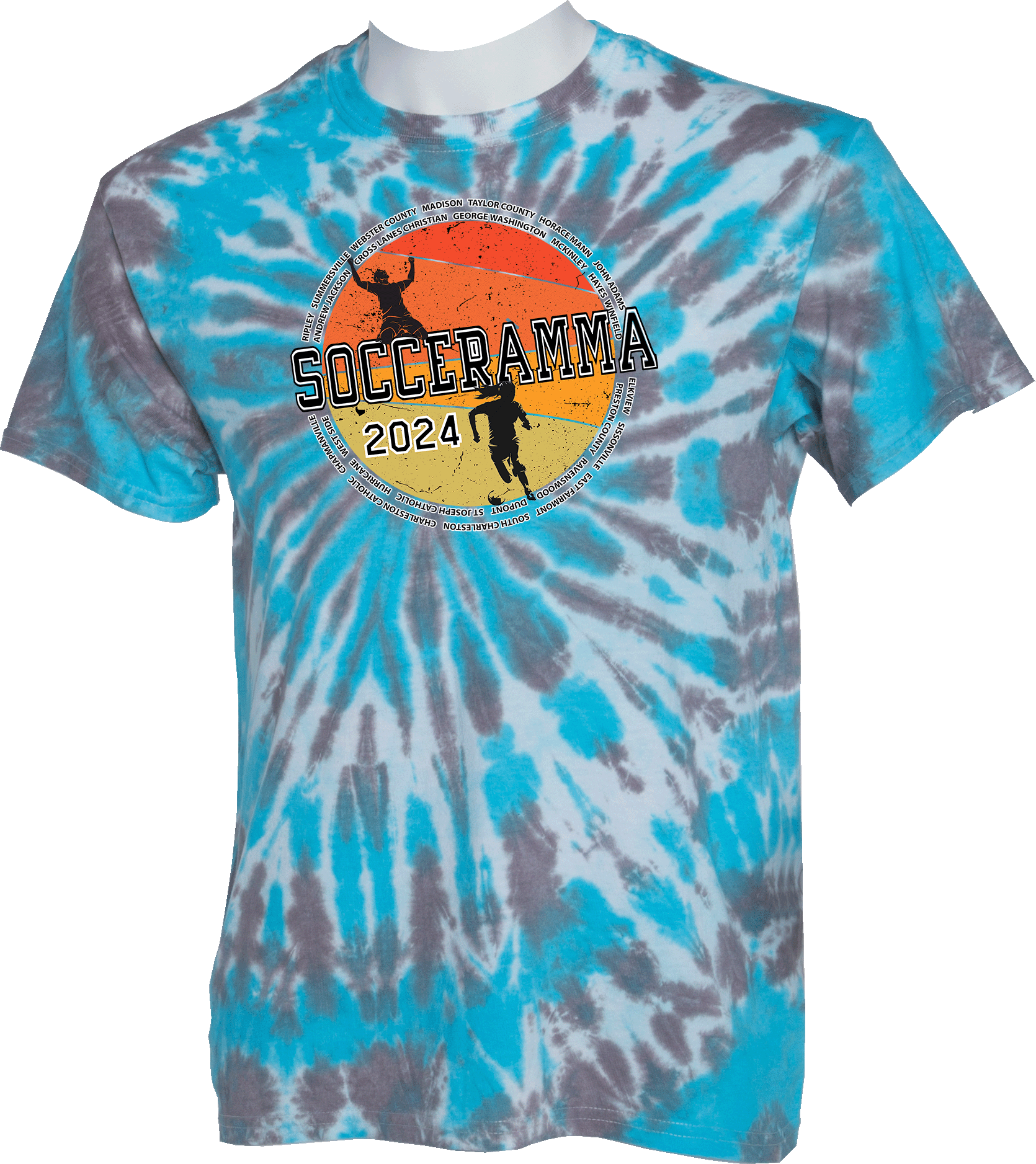 Tie-Dye Short Sleeves - 2024 Middle School Socceramma