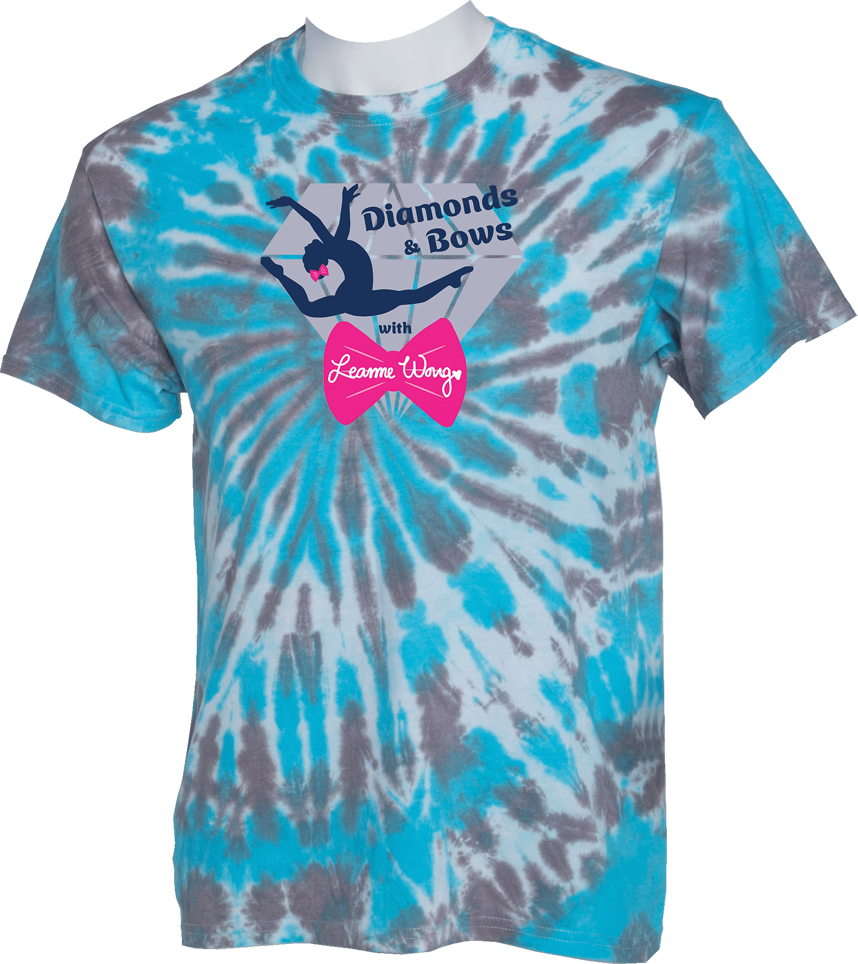 Tie-Dye Short Sleeves - 2024 Diamonds & Bows with Leanne Wong