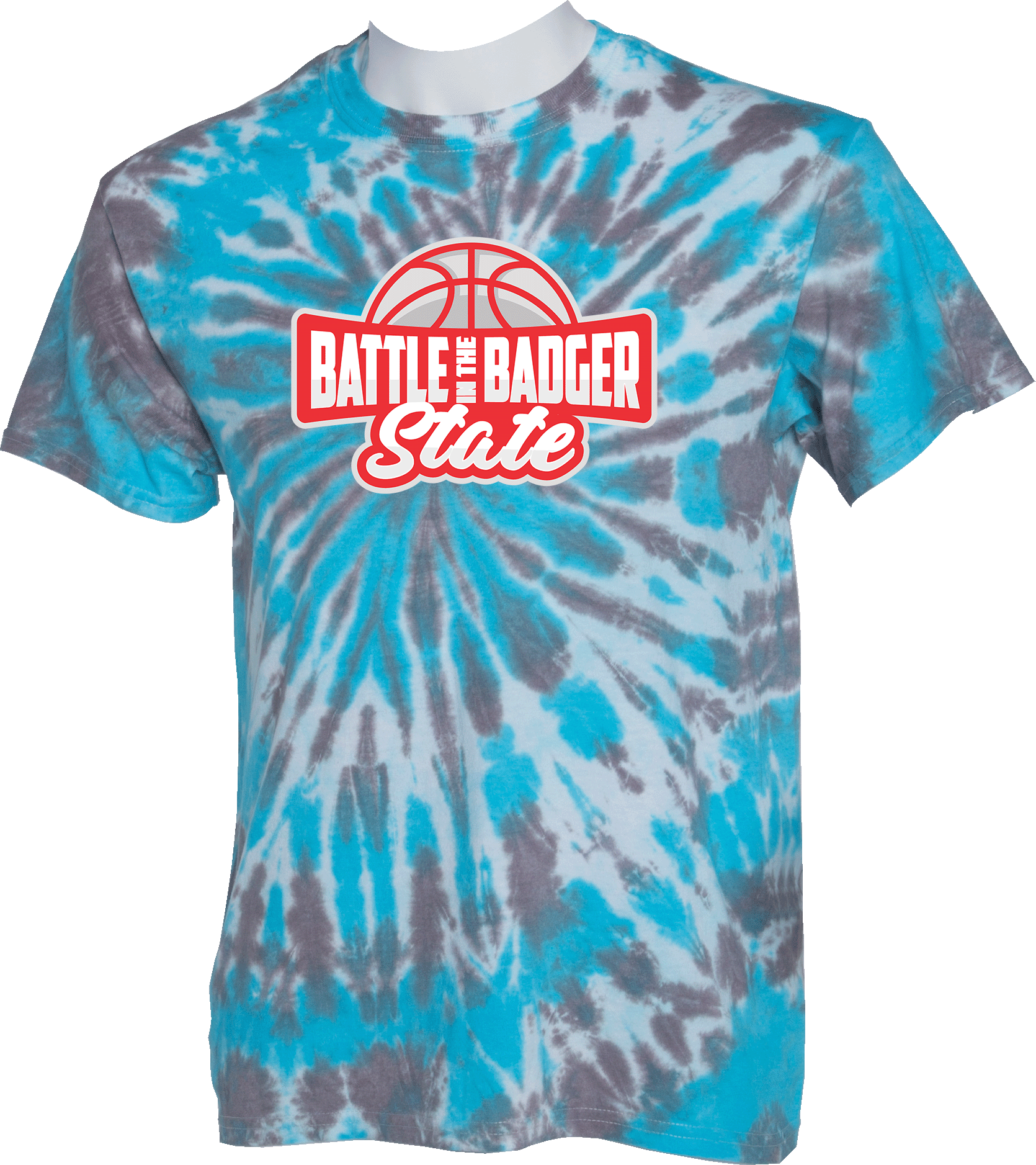 Tie-Dye Short Sleeves - 2024 Battle In The Badger State