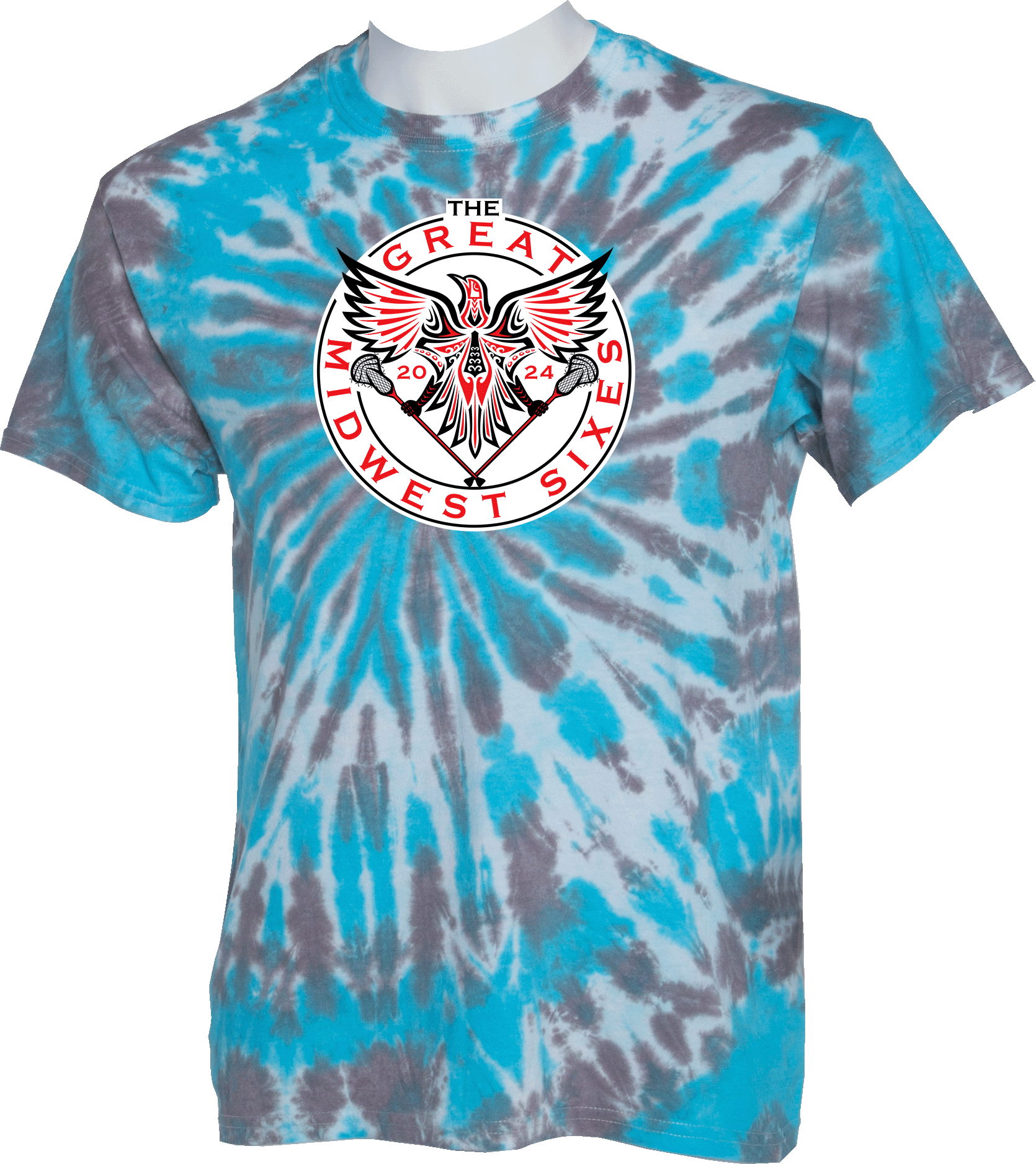 Tie-Dye Short Sleeves - 2024 The Great Midwest Sixes