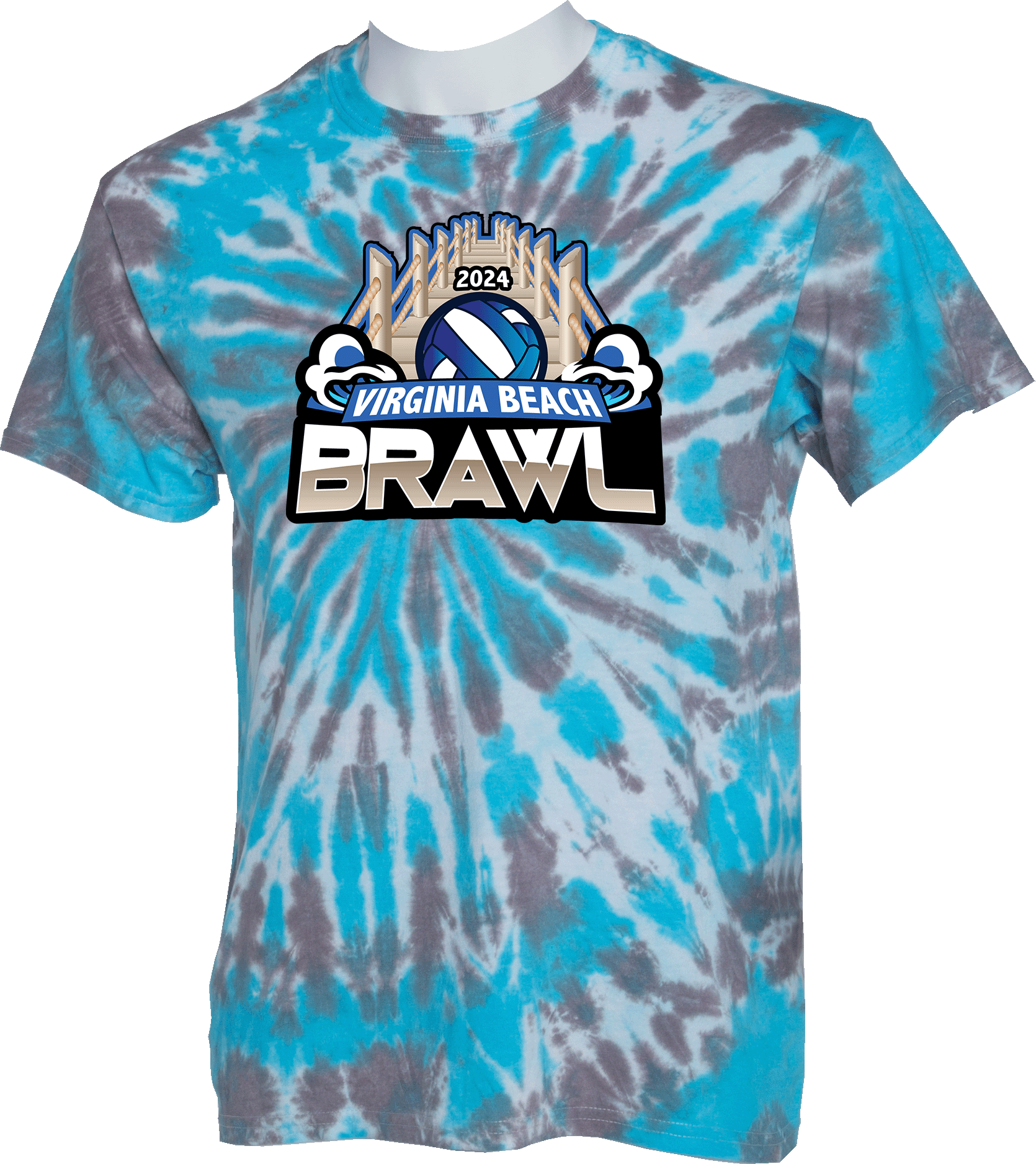 Tie-Dye Short Sleeves - 2024 Virginia Beach Brawl