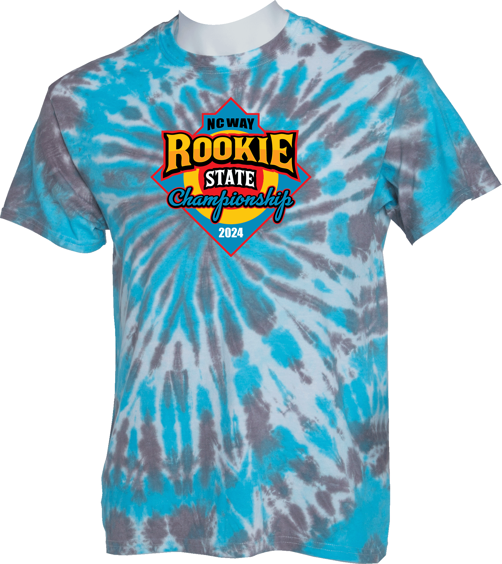 Tie-Dye Short Sleeves - 2024 NCWAY Rookie State Championship