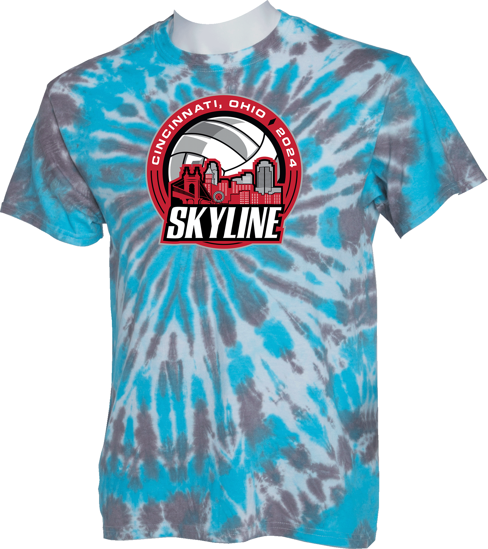 Tie-Dye Short Sleeves - 2024 Skyline