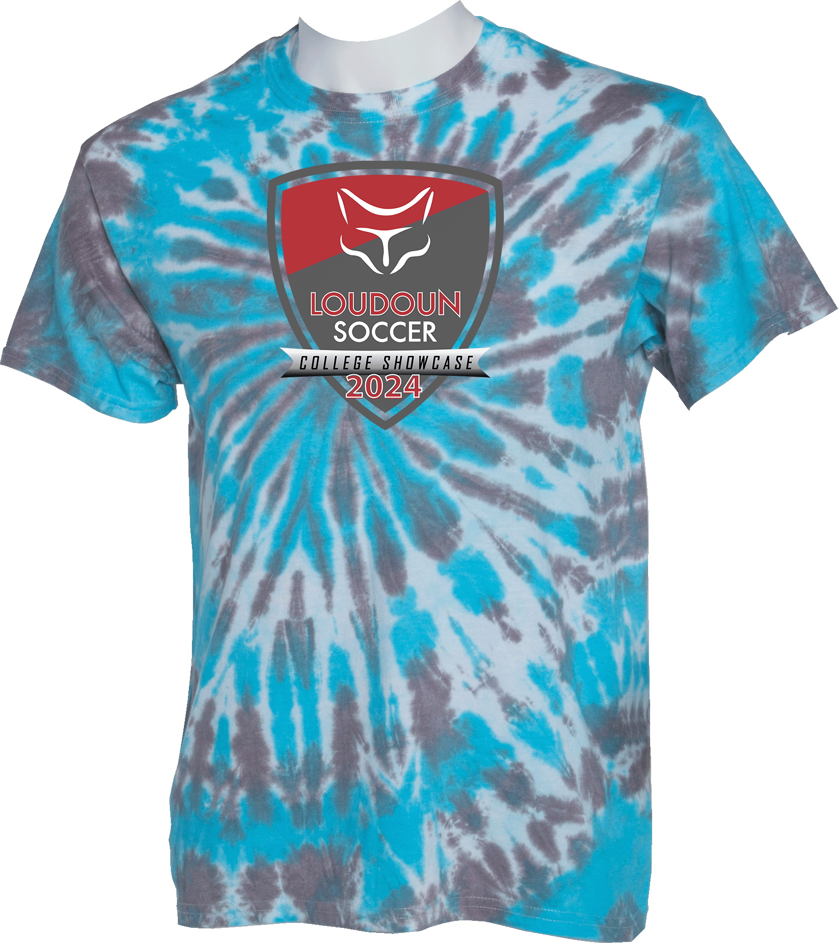 Tie-Dye Short Sleeves - 2024 Loudoun Soccer College Showcase