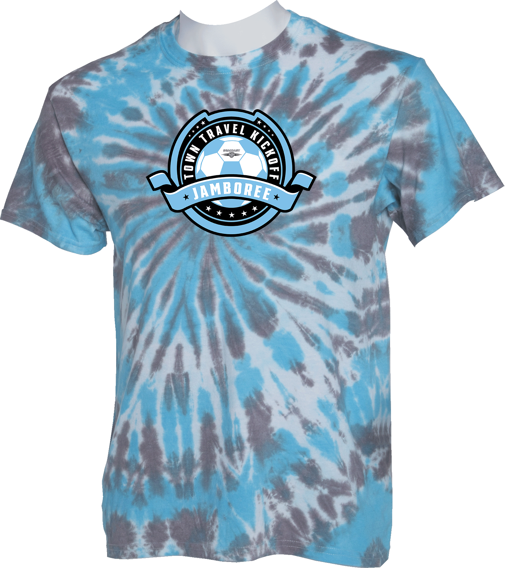 Tie-Dye Short Sleeves - 2023 Seacoast Town Travel Kickoff Jamboree