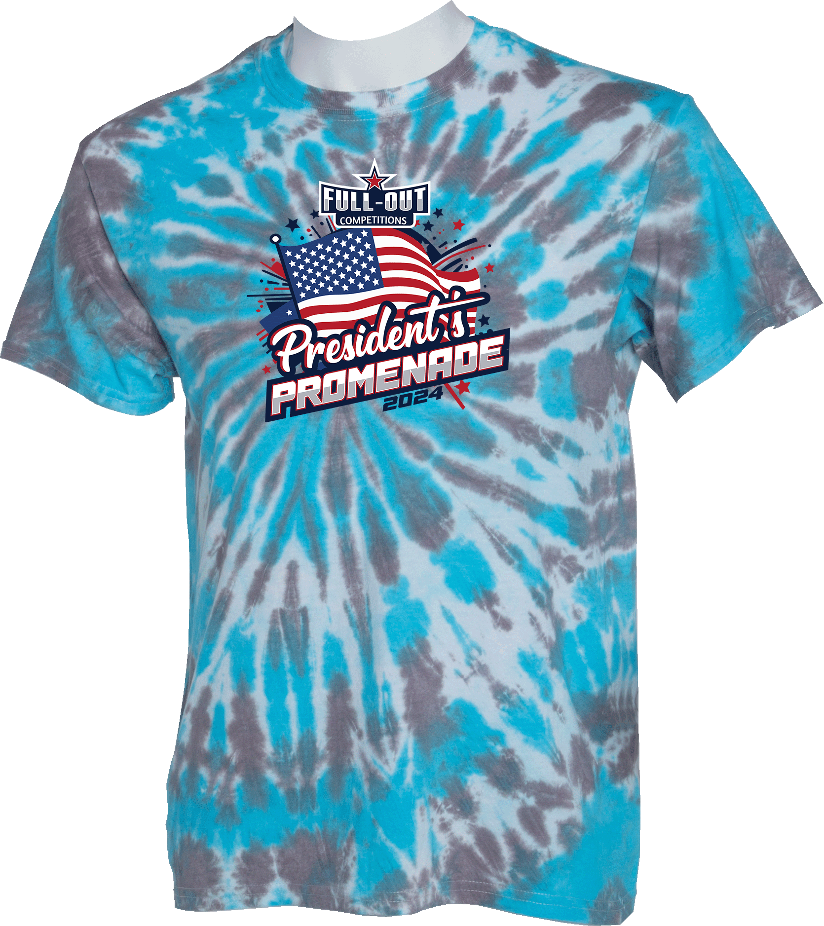 Tie-Dye Short Sleeves - 2024 Presidents Promenade