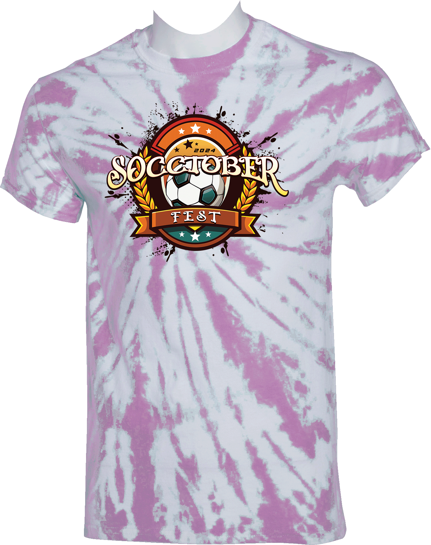 Tie-Dye Short Sleeves - 2024 Socctoberfest