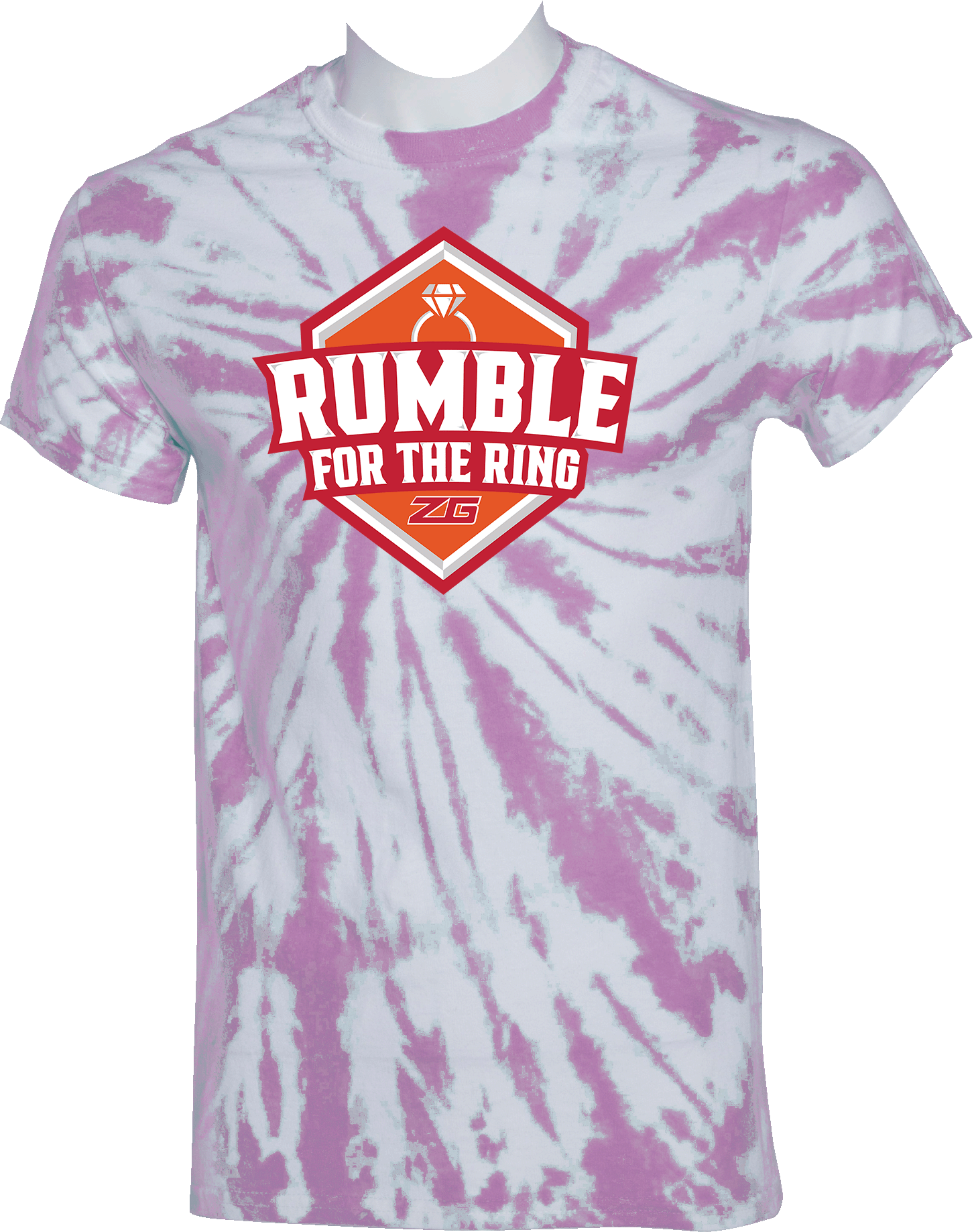 Tie-Dye Short Sleeves - 2024 Zero Gravity Rumble for the Ring (CT)