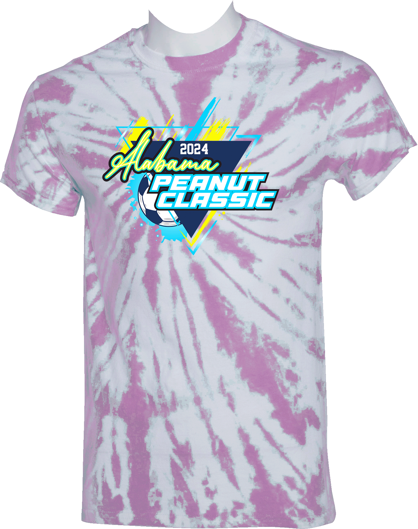 Tie-Dye Short Sleeves - 2024 Alabama Peanut Classic Fall