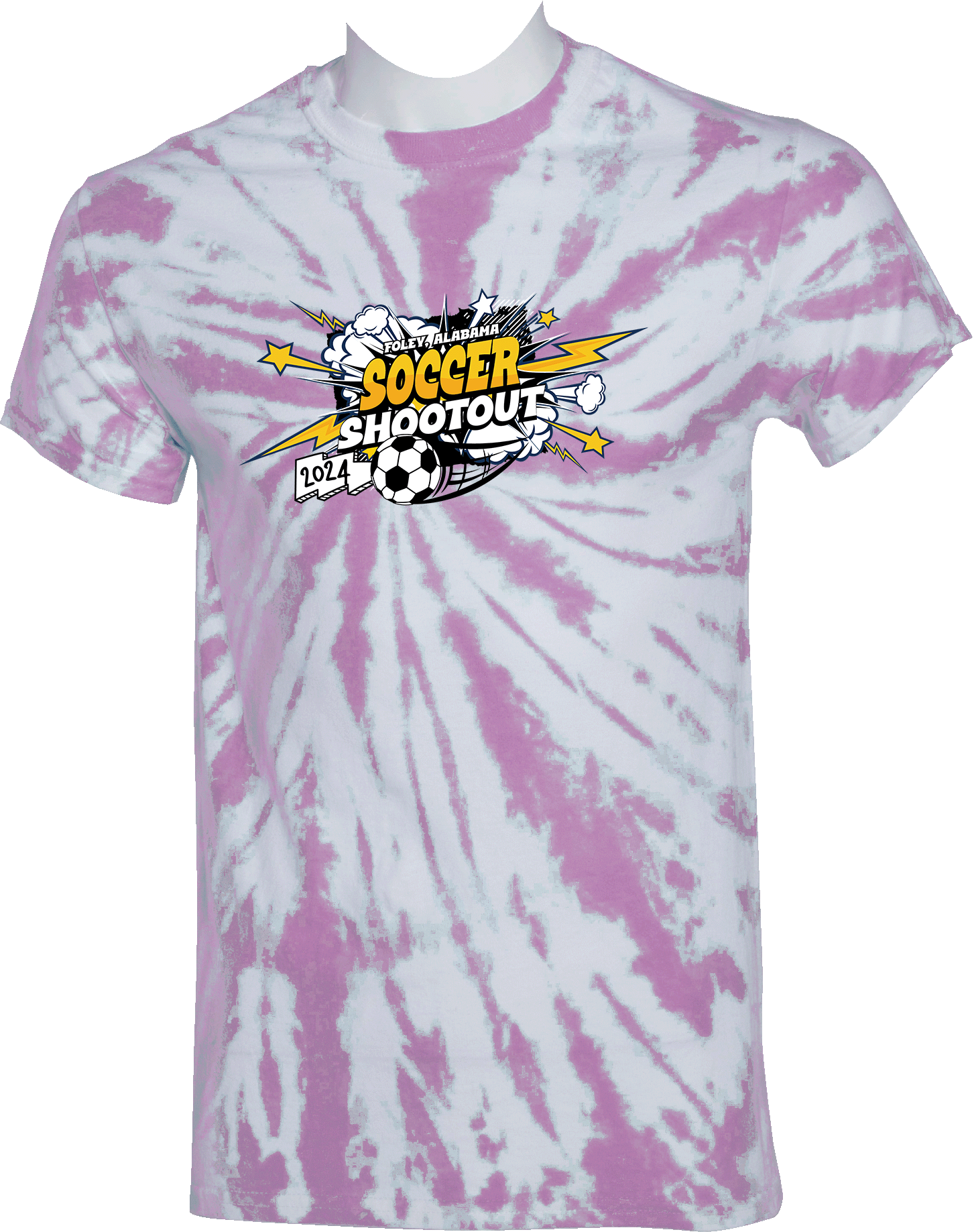 Tie-Dye Short Sleeves - 2024 PBFC Soccer Shootout