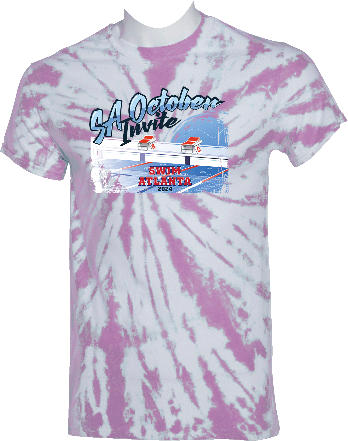 Tie-Dye Short Sleeves - 2024 Swim Atlanta October Invite