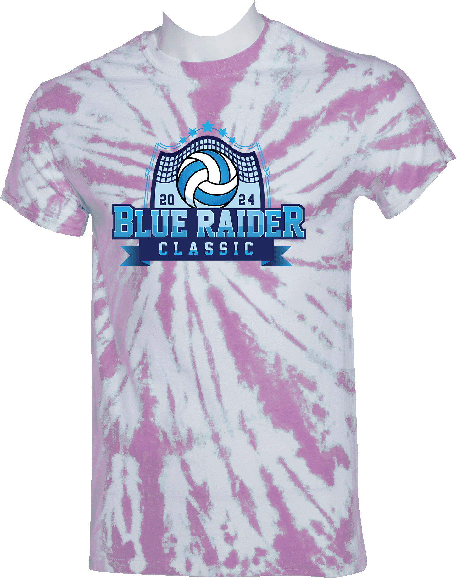 Tie-Dye Short Sleeves - 2024 Blue Raider Middle School Tournament