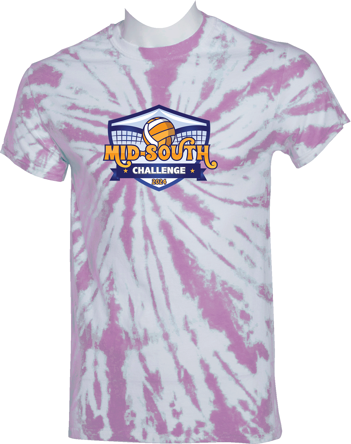 Tie-Dye Short Sleeves - 2024 Mid-South Challenge