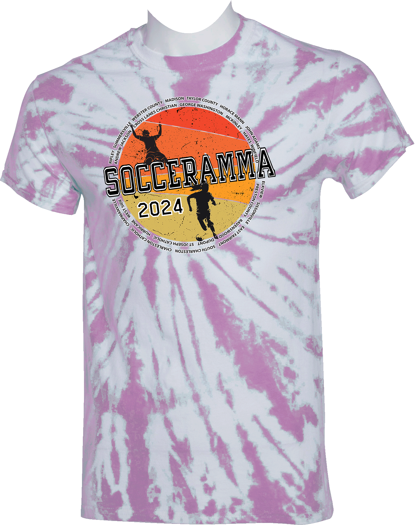 Tie-Dye Short Sleeves - 2024 Middle School Socceramma