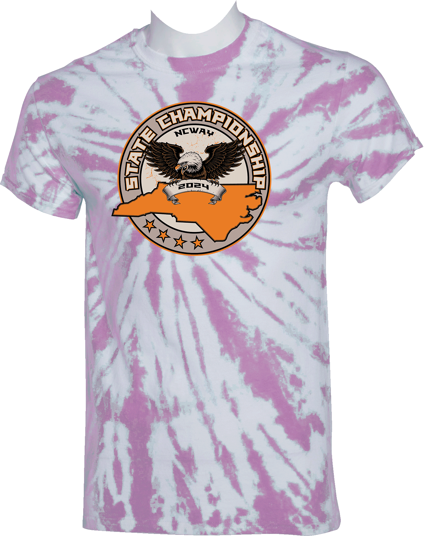 Tie-Dye Short Sleeves - 2024 NCWAY State Championship