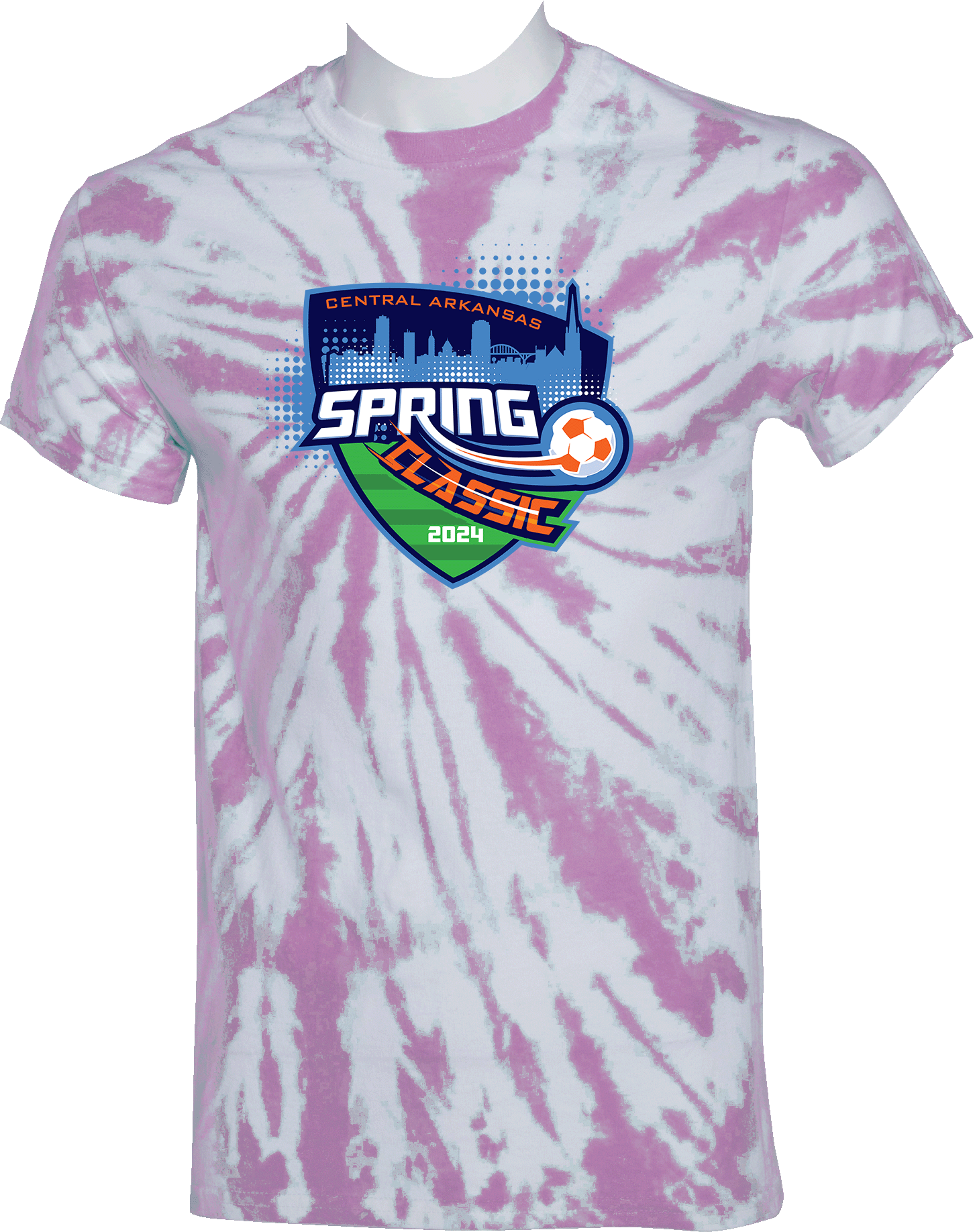 Tie-Dye Short Sleeves - 2024 Central Arkansas Spring Classic