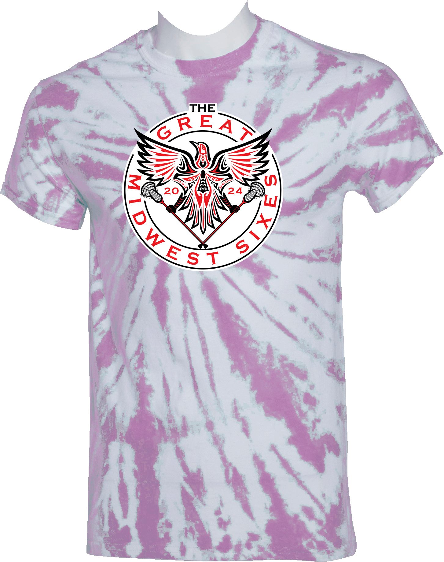 Tie-Dye Short Sleeves - 2024 The Great Midwest Sixes