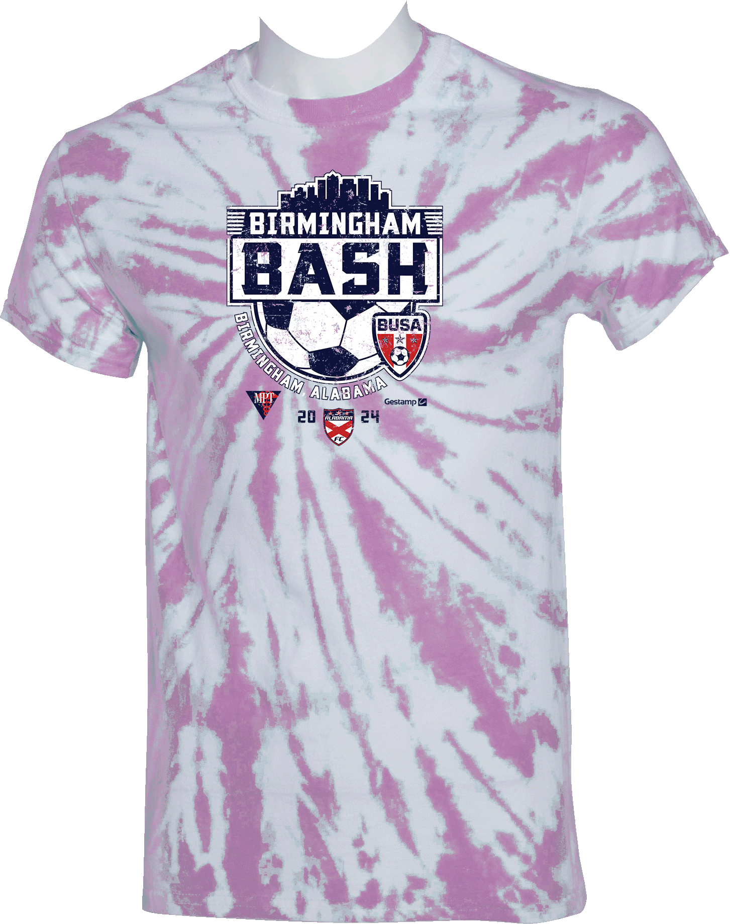 Tie-Dye Short Sleeves - 2024 Birmingham Bash