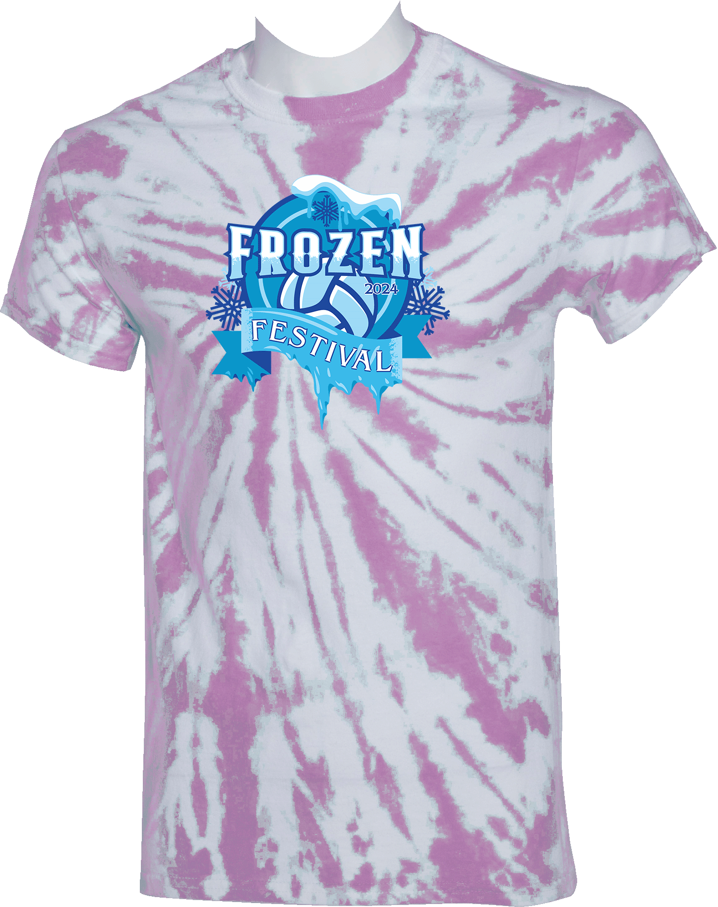 Tie-Dye Short Sleeves - 2024 Frozen Festival