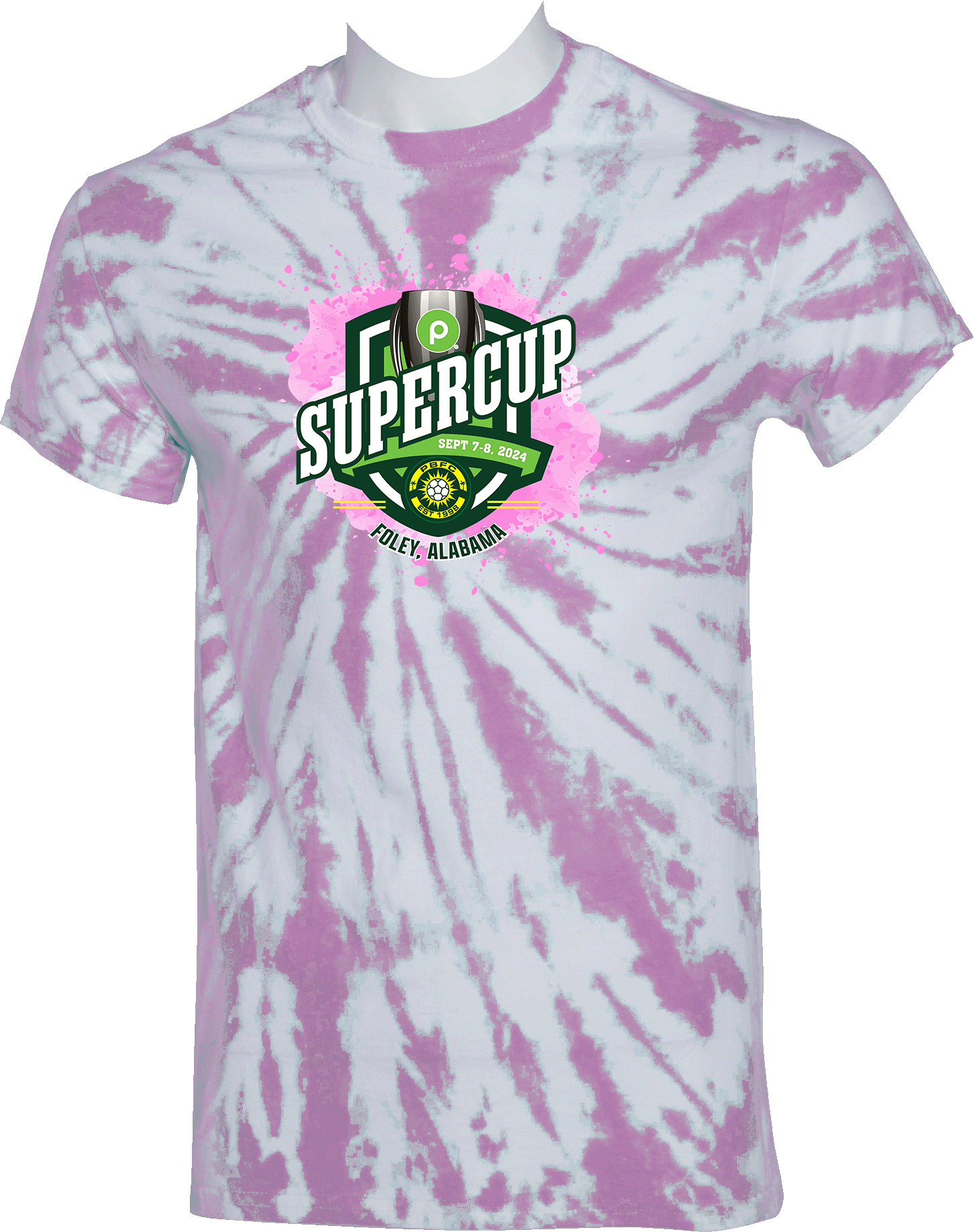 Tie-Dye Short Sleeves - 2024 Publix SuperCup (Girls)