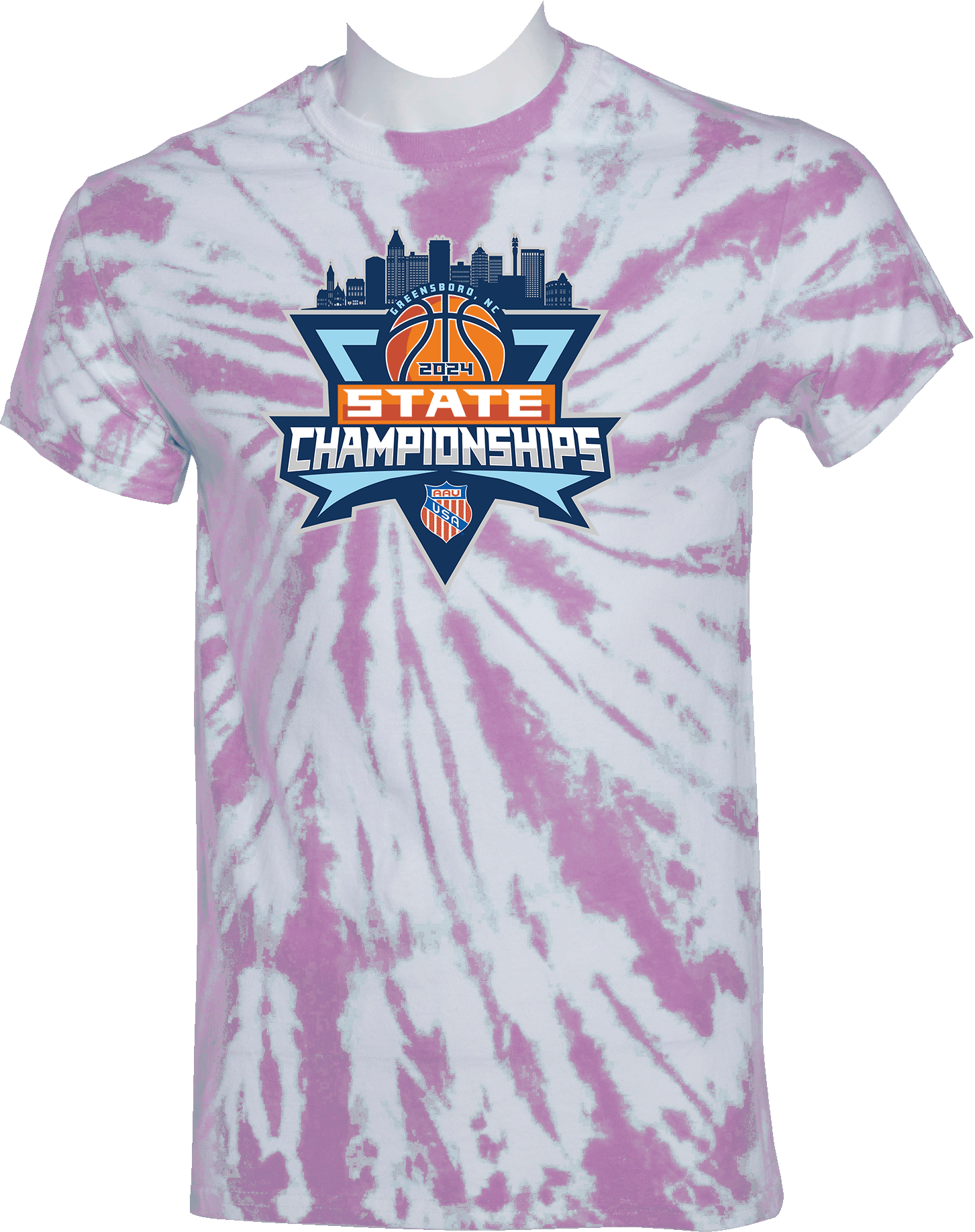 Tie-Dye Short Sleeves - 2024 AAU State Championships