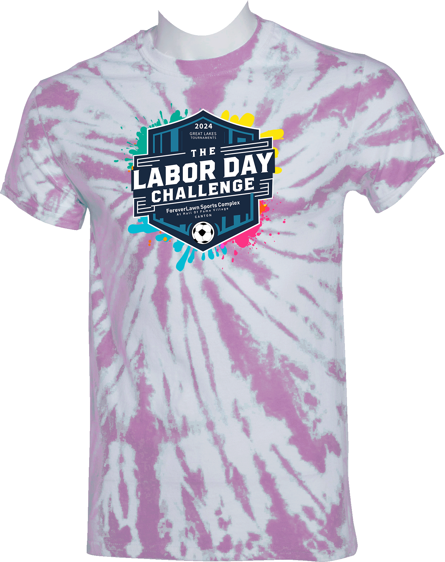 Tie-Dye Short Sleeves - 2024 Great Lakes Labor Day Challenge