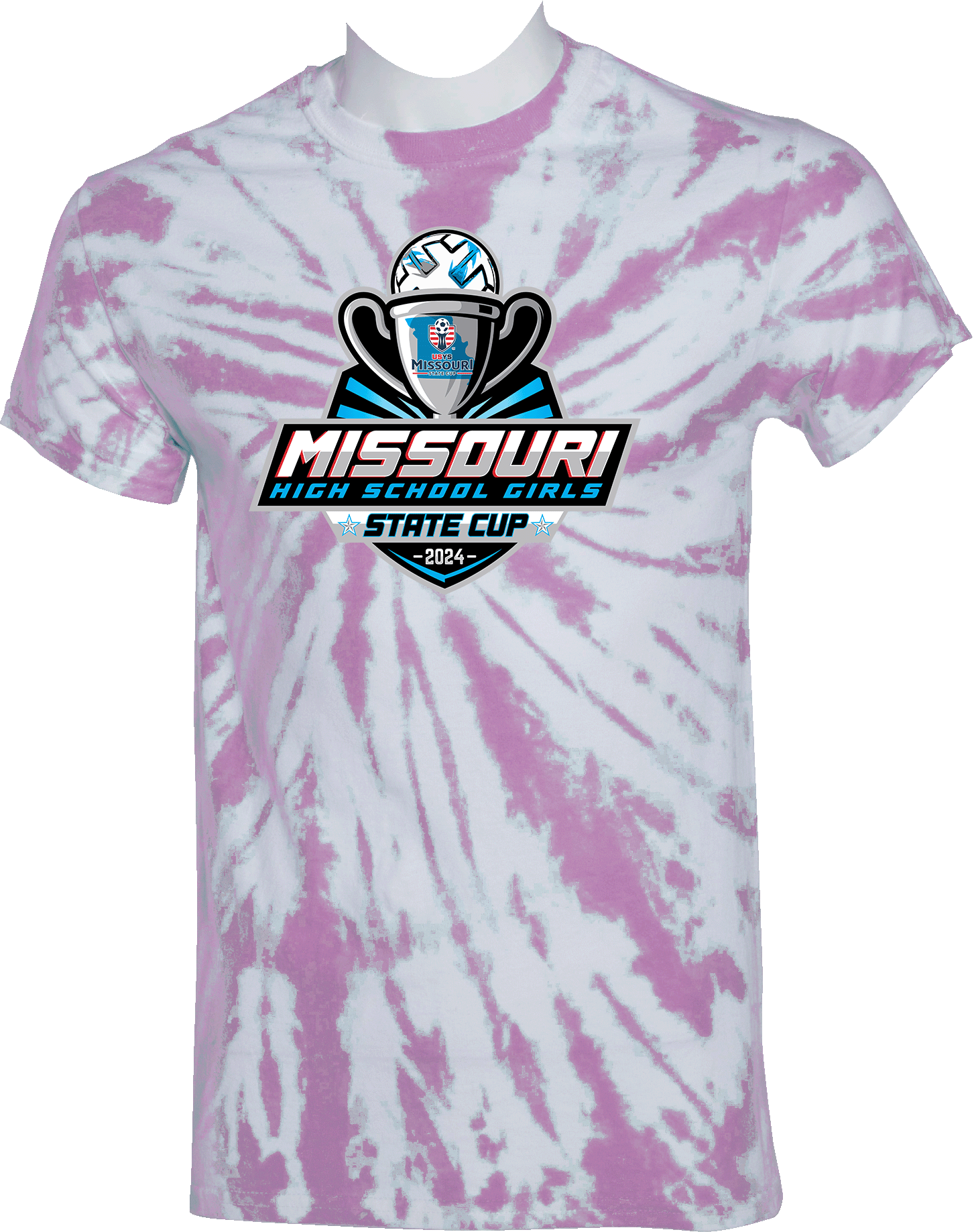 Tie-Dye Short Sleeves - 2024 USYS High School Girls State Cup