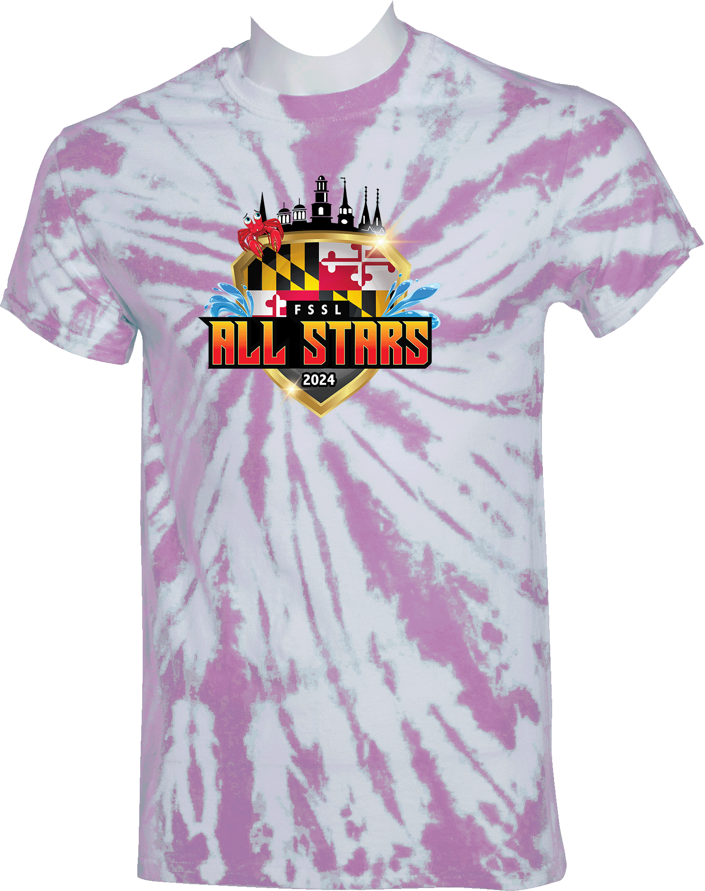 Tie-Dye Short Sleeves - 2024 FSSL All Stars Meet