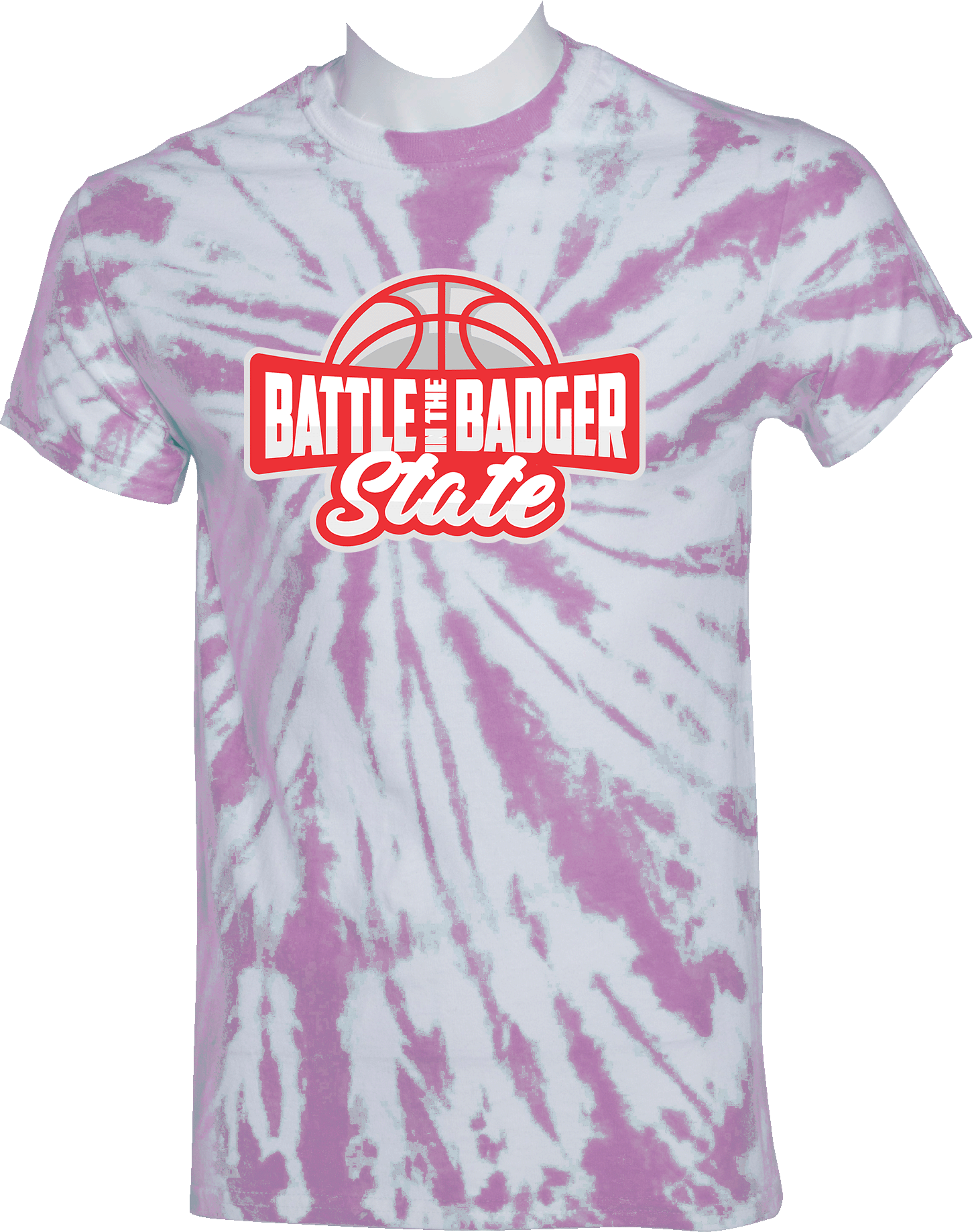 Tie-Dye Short Sleeves - 2024 Battle In The Badger State