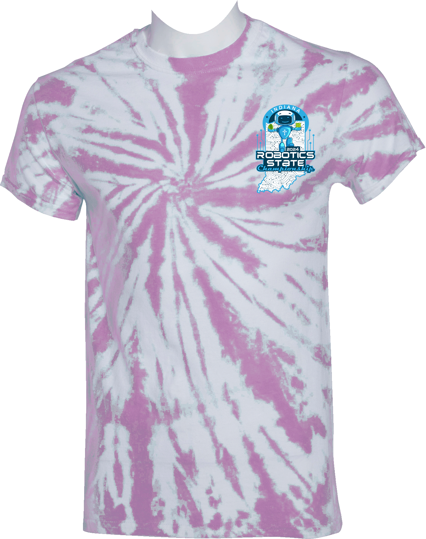 Tie-Dye Short Sleeves - 2024 Indiana Robotics State Championship