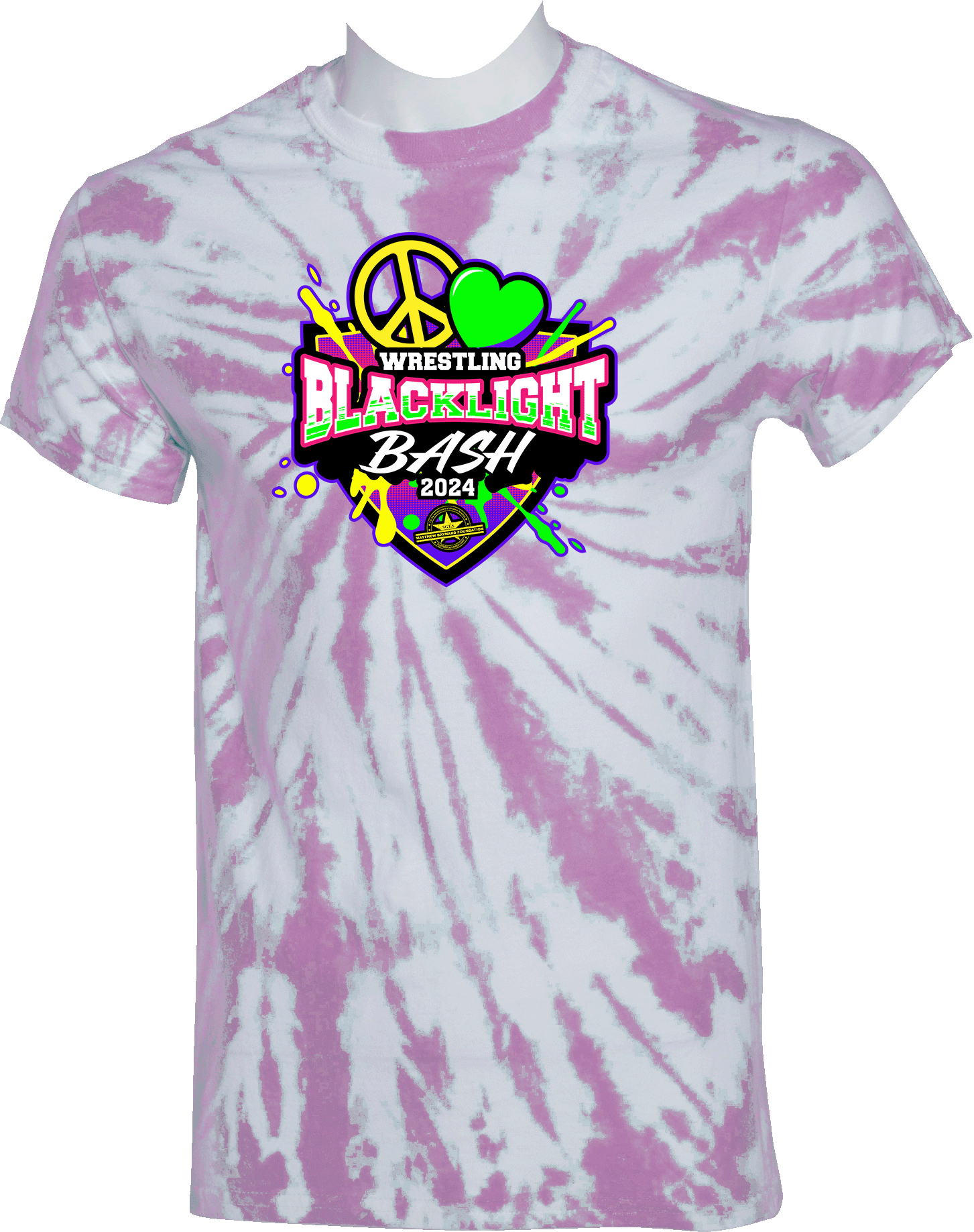 Tie-Dye Short Sleeves - 2024 Blacklight Spring Fling