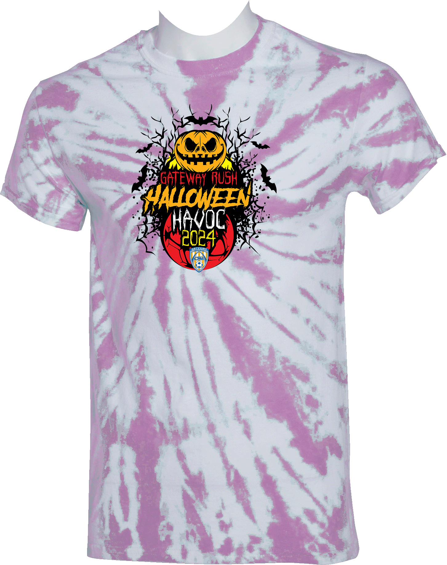 Tie-Dye Short Sleeves - 2024 Gateway Rush Halloween Havoc