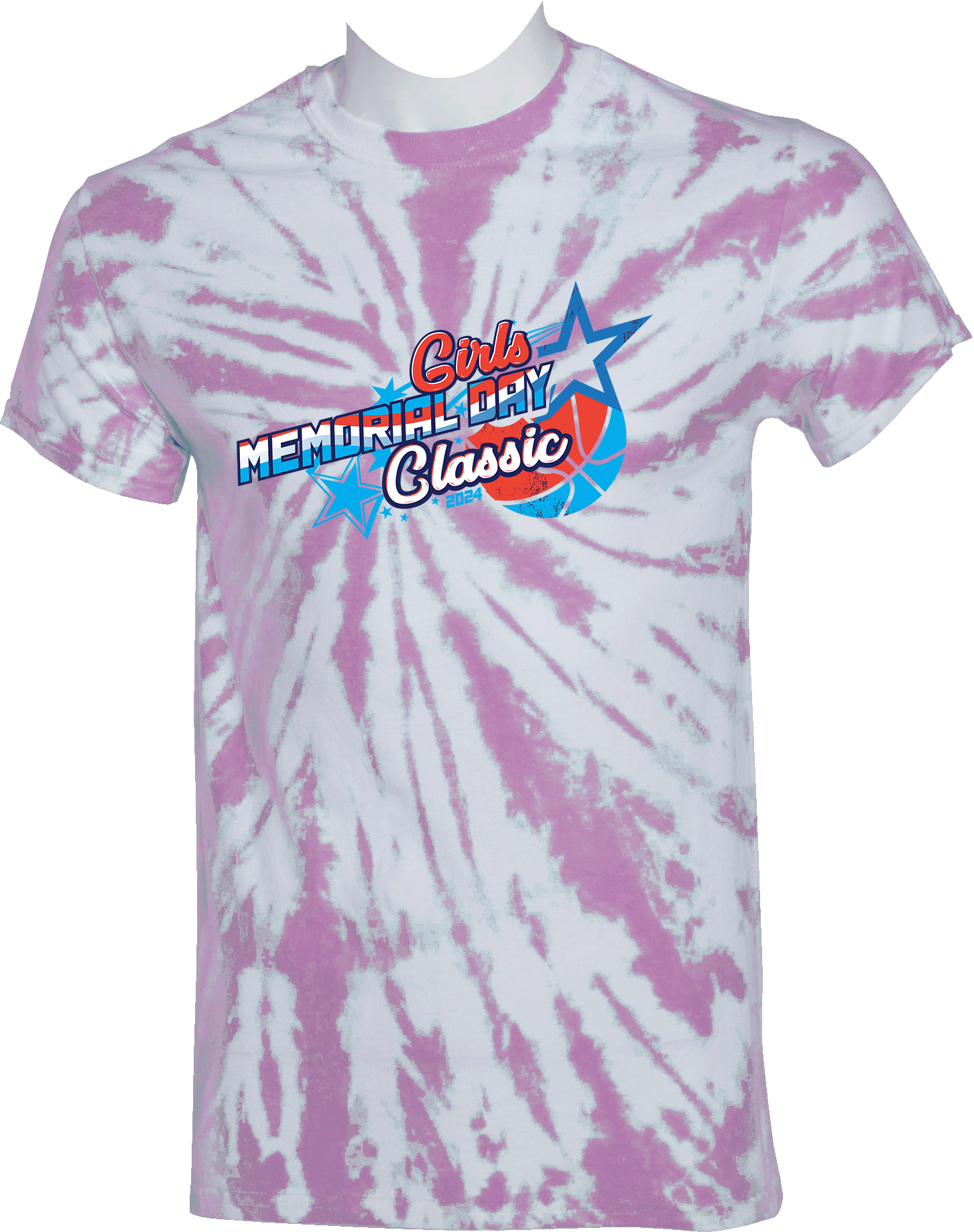 Tie-Dye Short Sleeves - 2024 Girls Memorial Day Classic