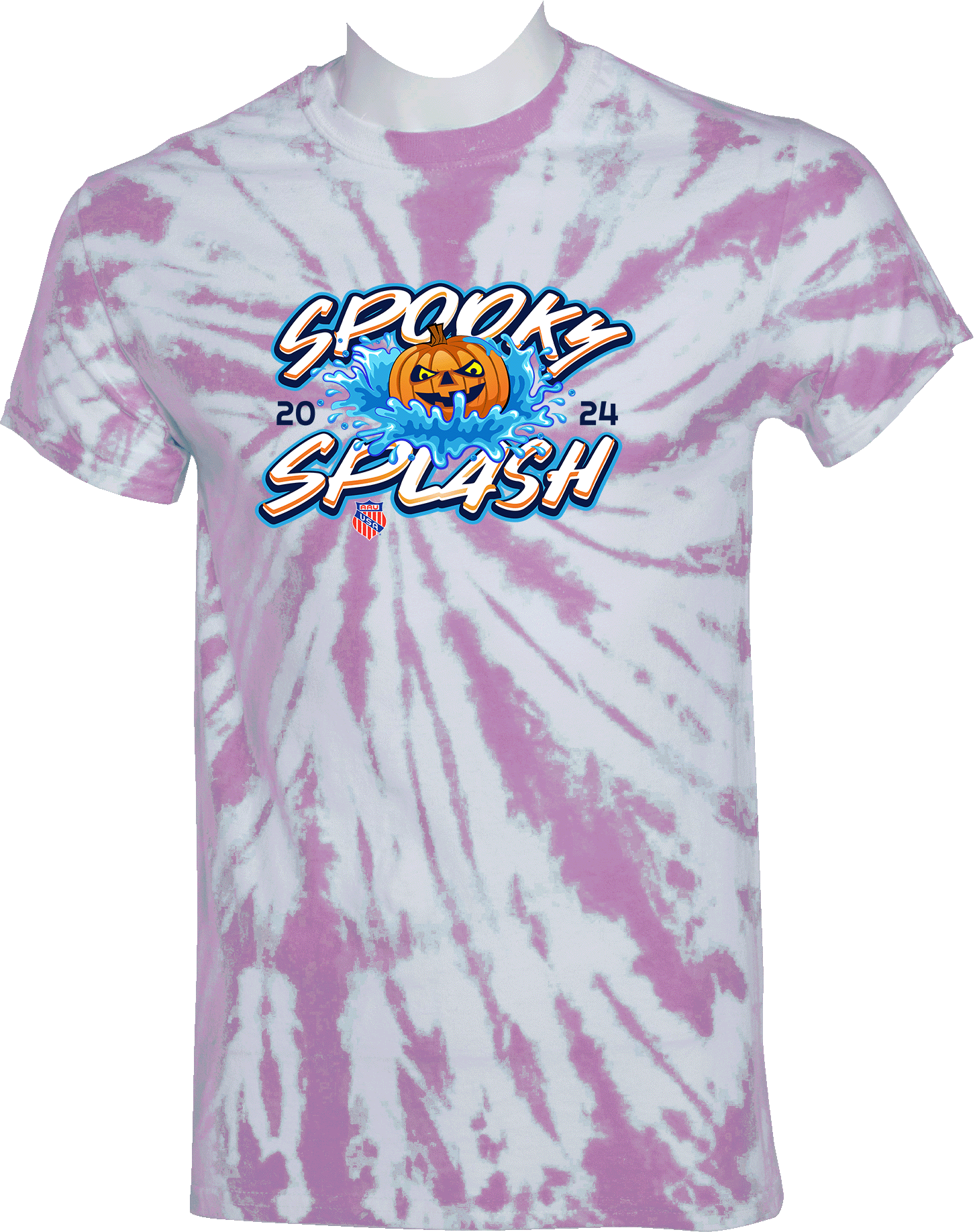 Tie-Dye Short Sleeves - 2024 AAU Spooky Splash