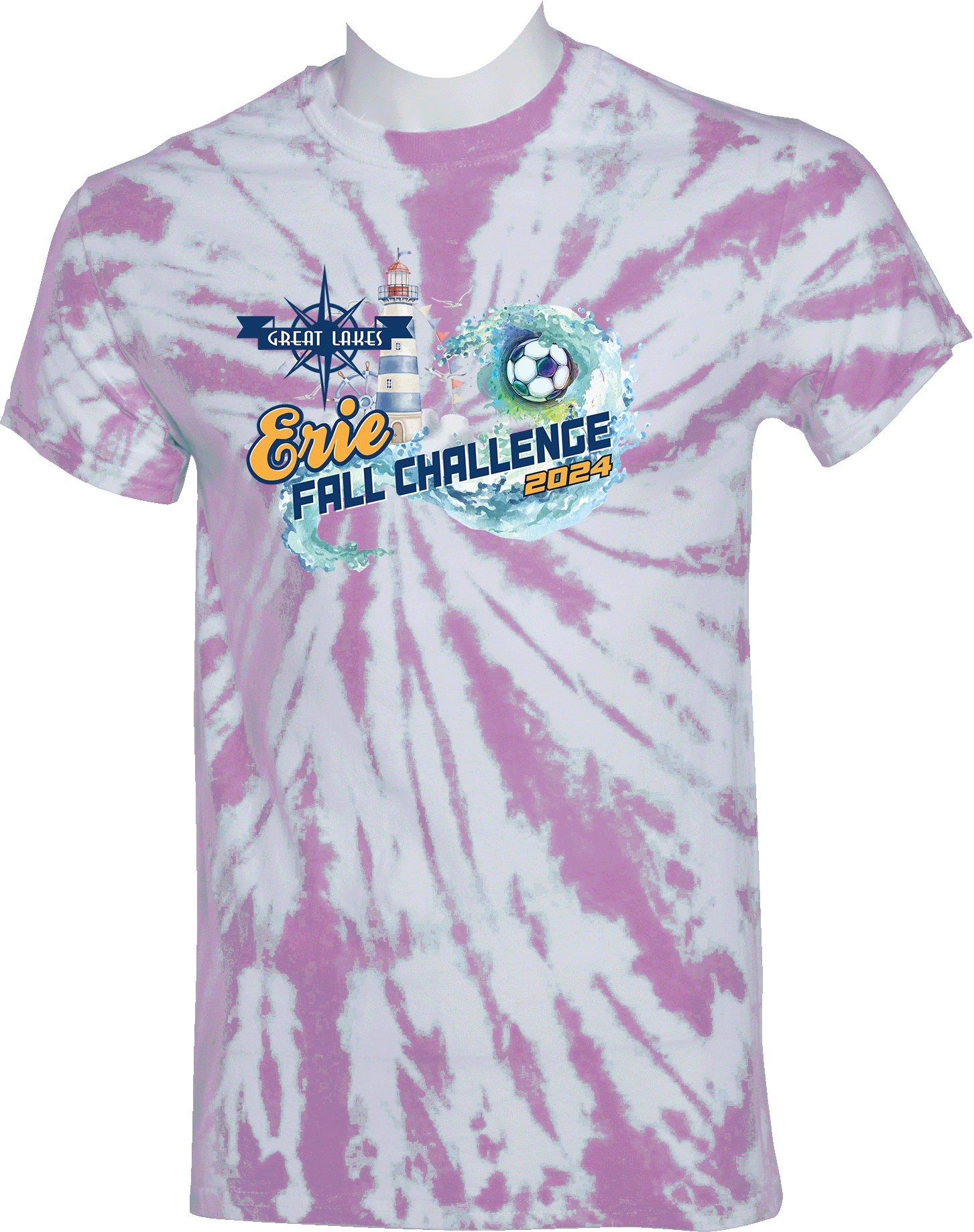 Tie-Dye Short Sleeves - 2024 Great Lakes Erie Fall Challenge