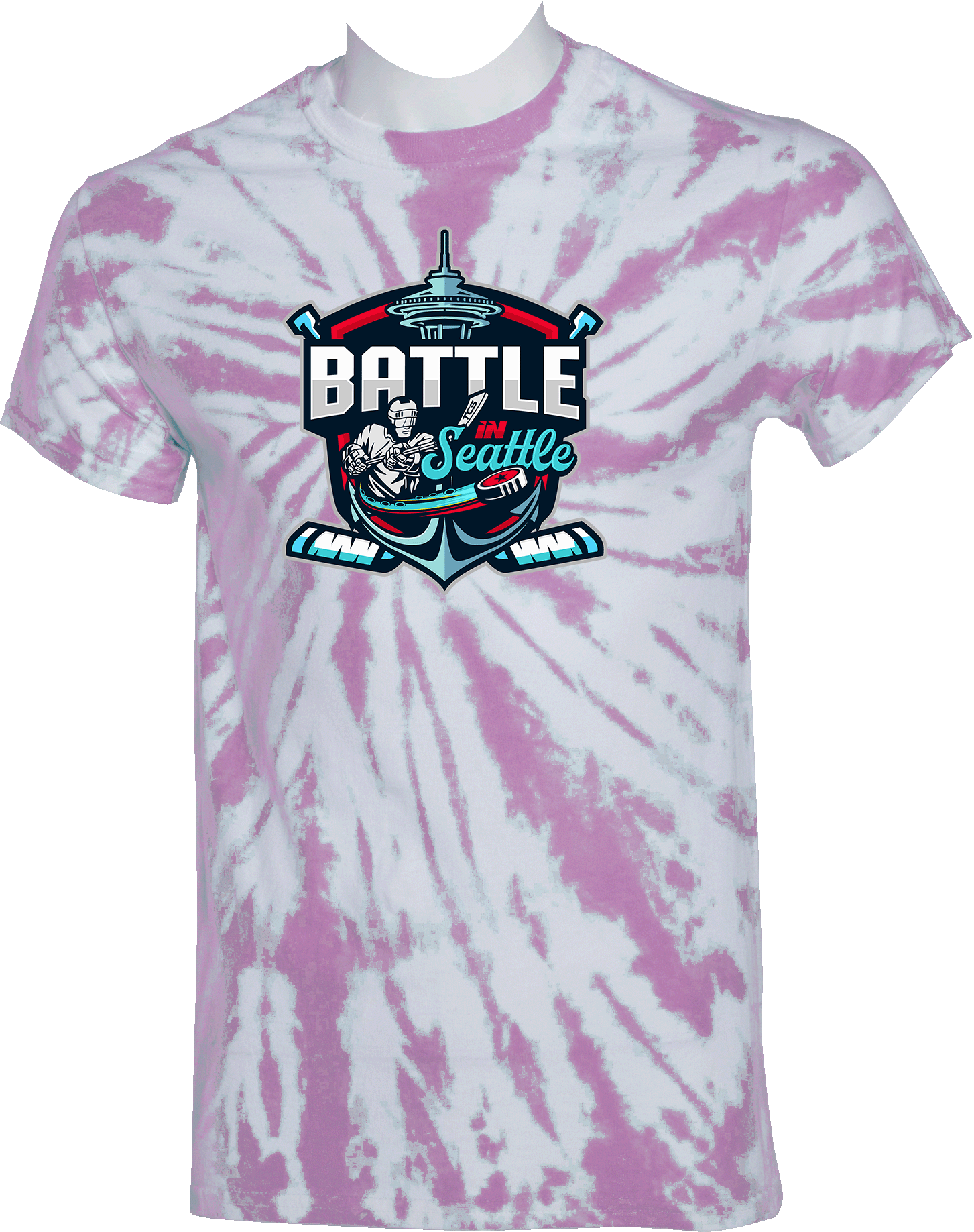 Tie-Dye Short Sleeves - 2024 Battle In Seattle