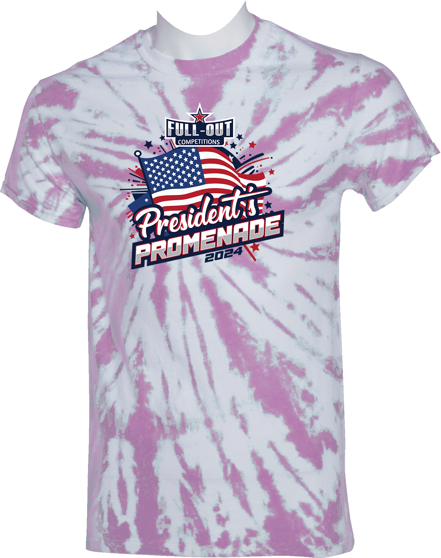 Tie-Dye Short Sleeves - 2024 Presidents Promenade