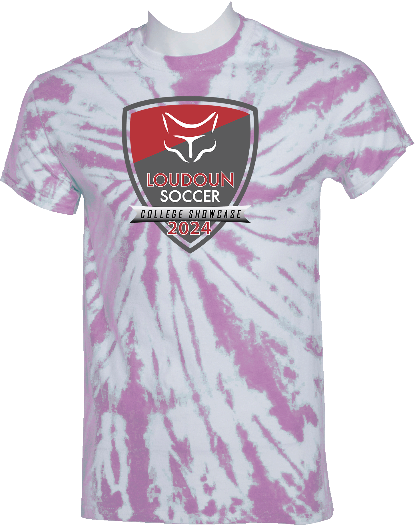 Tie-Dye Short Sleeves - 2024 Loudoun Soccer College Showcase