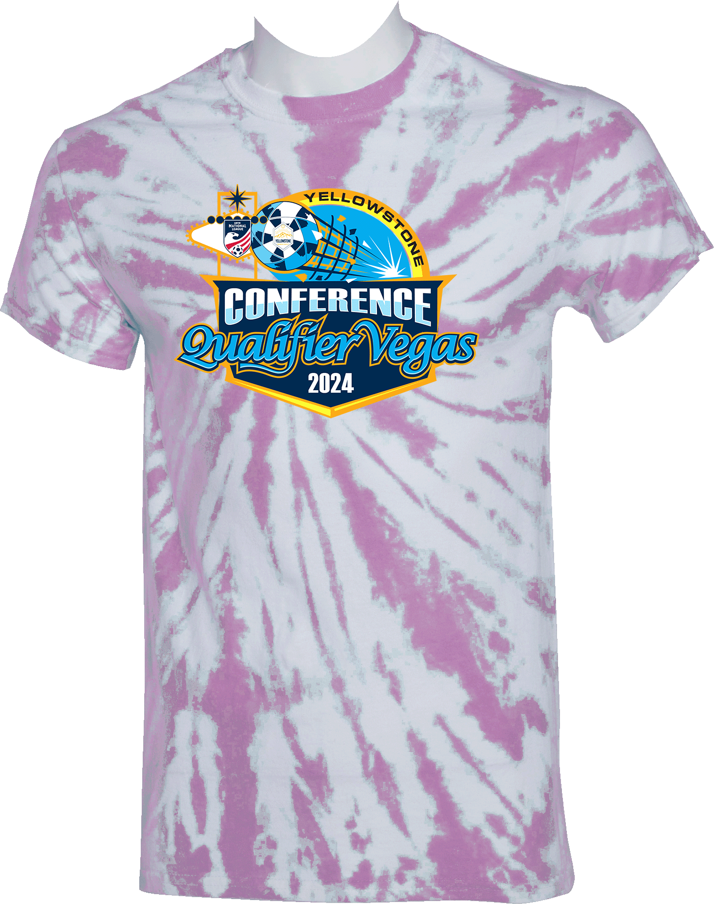 Tie-Dye Short Sleeves - 2024 Yellowstone Conference Qualifier Vegas