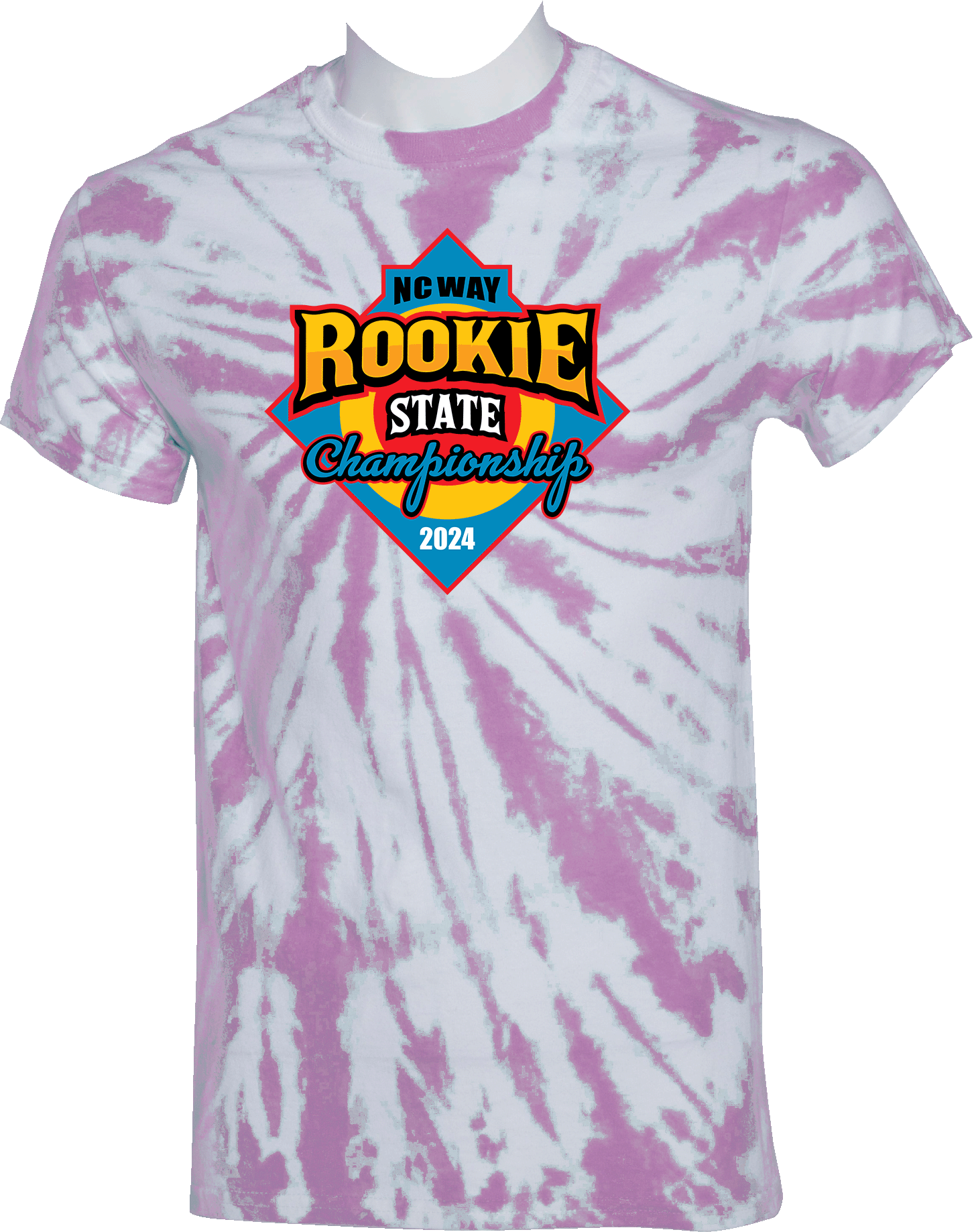 Tie-Dye Short Sleeves - 2024 NCWAY Rookie State Championship