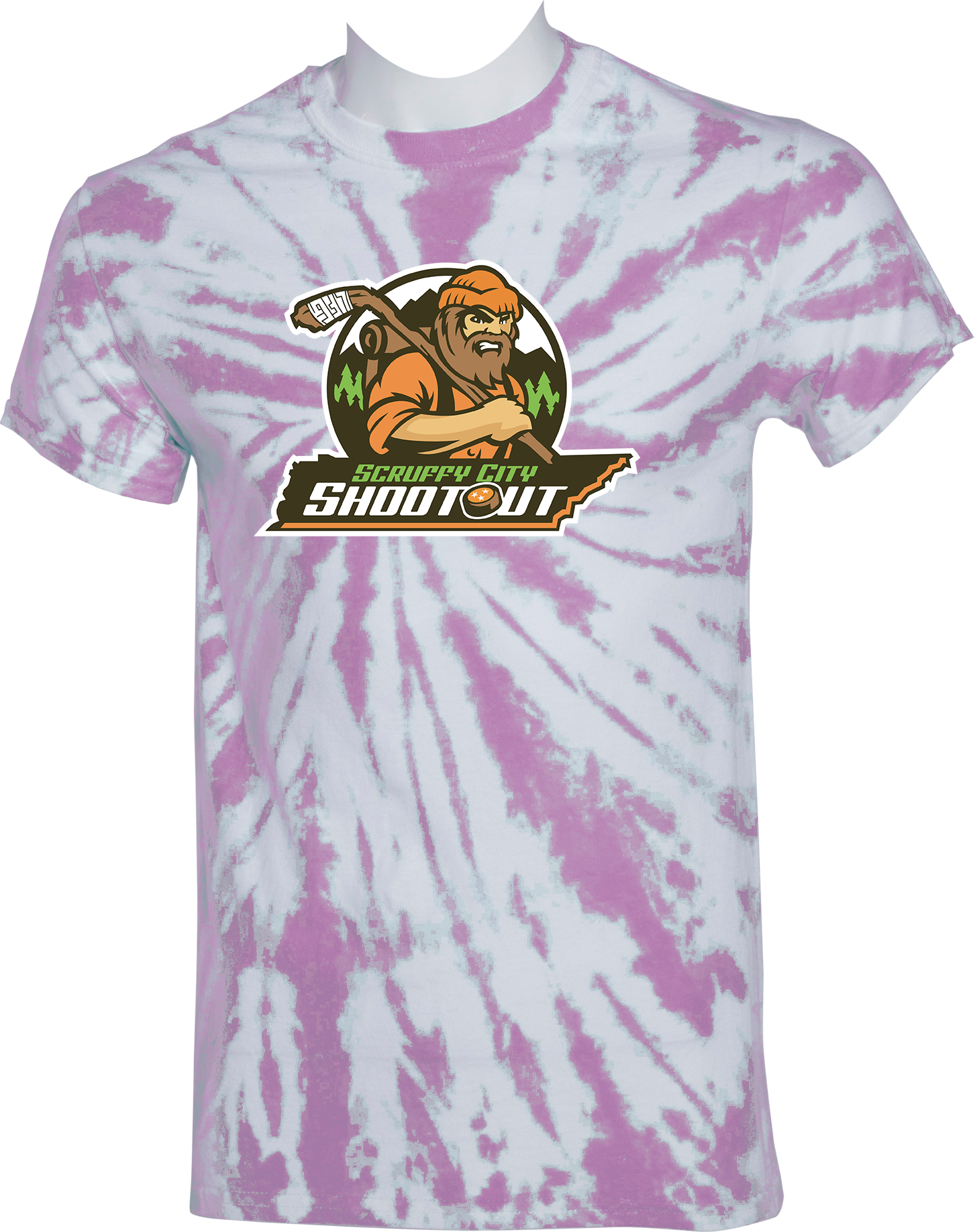 Tie-Dye Short Sleeves - 2024 Scruffy City MLK Shootout