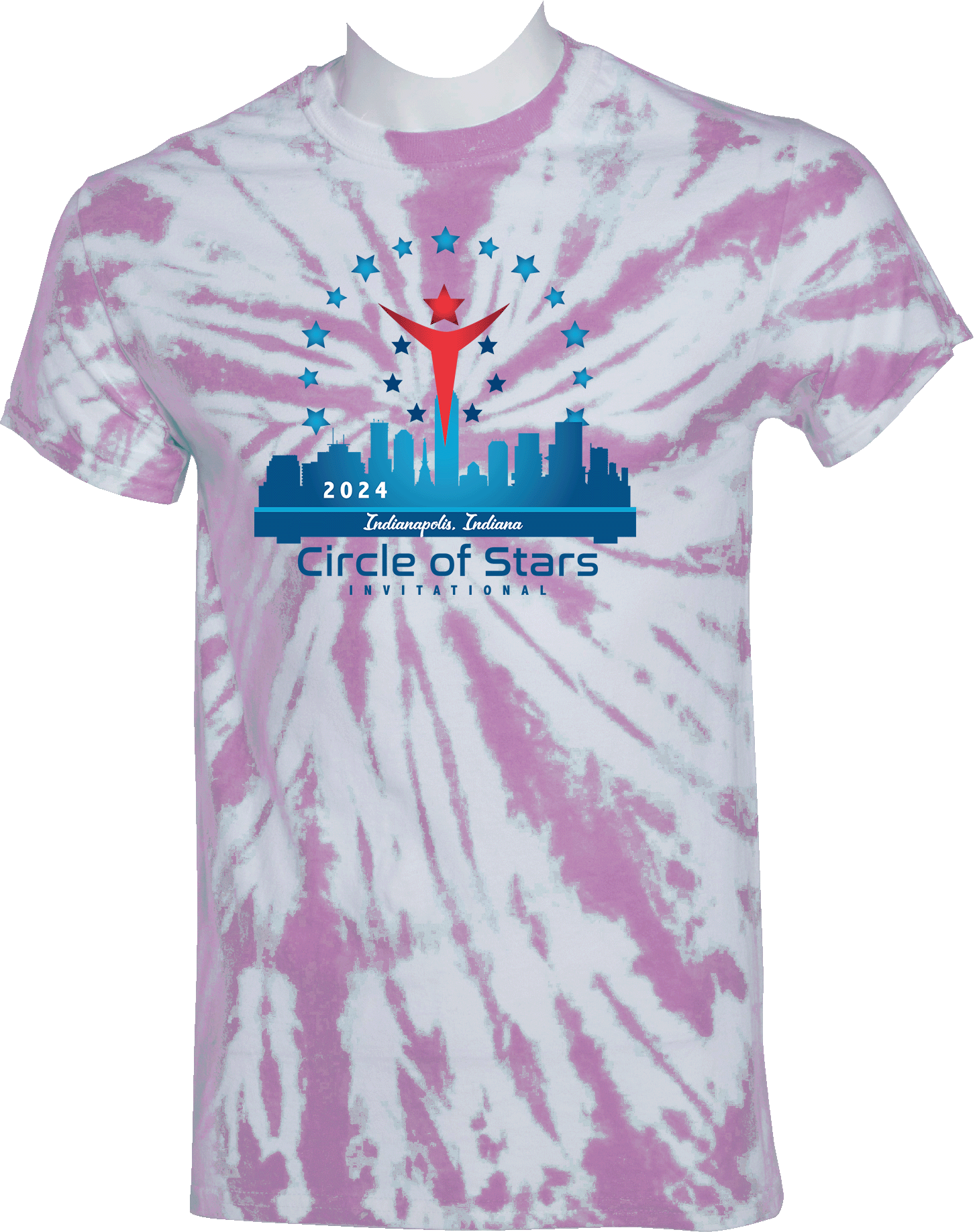 Tie-Dye Short Sleeves - 2024 Circle Of Stars Invitational