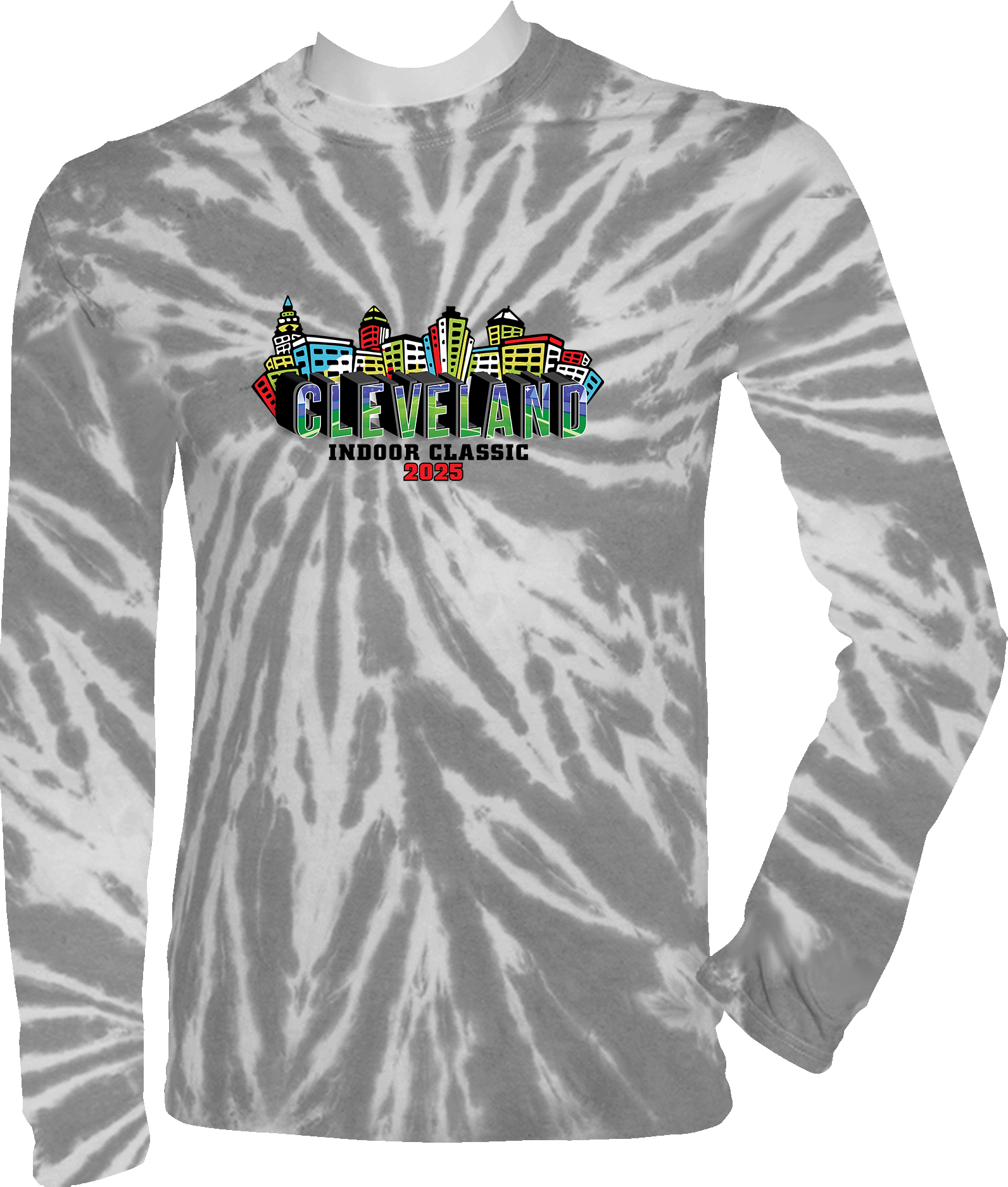 Tie-Dye Long Sleeves - 2025 Cleveland Indoor Classic Girls