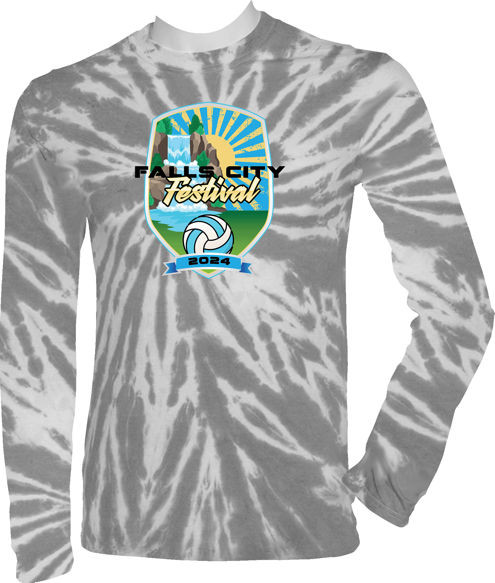 Tie-Dye Long Sleeves - 2024 Falls City Festival