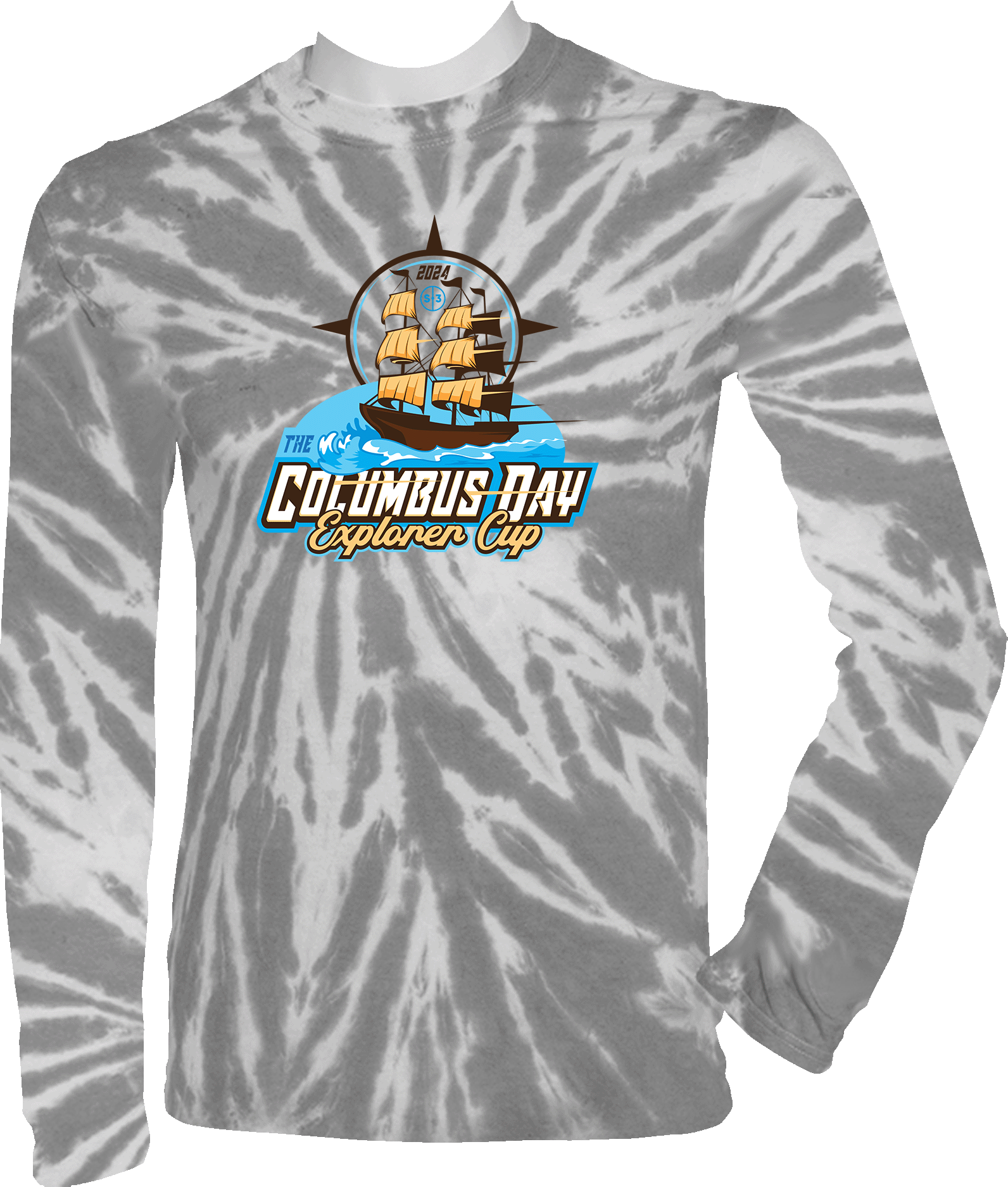 Tie-Dye Long Sleeves - 2024 The Columbus Day Explorer Cup