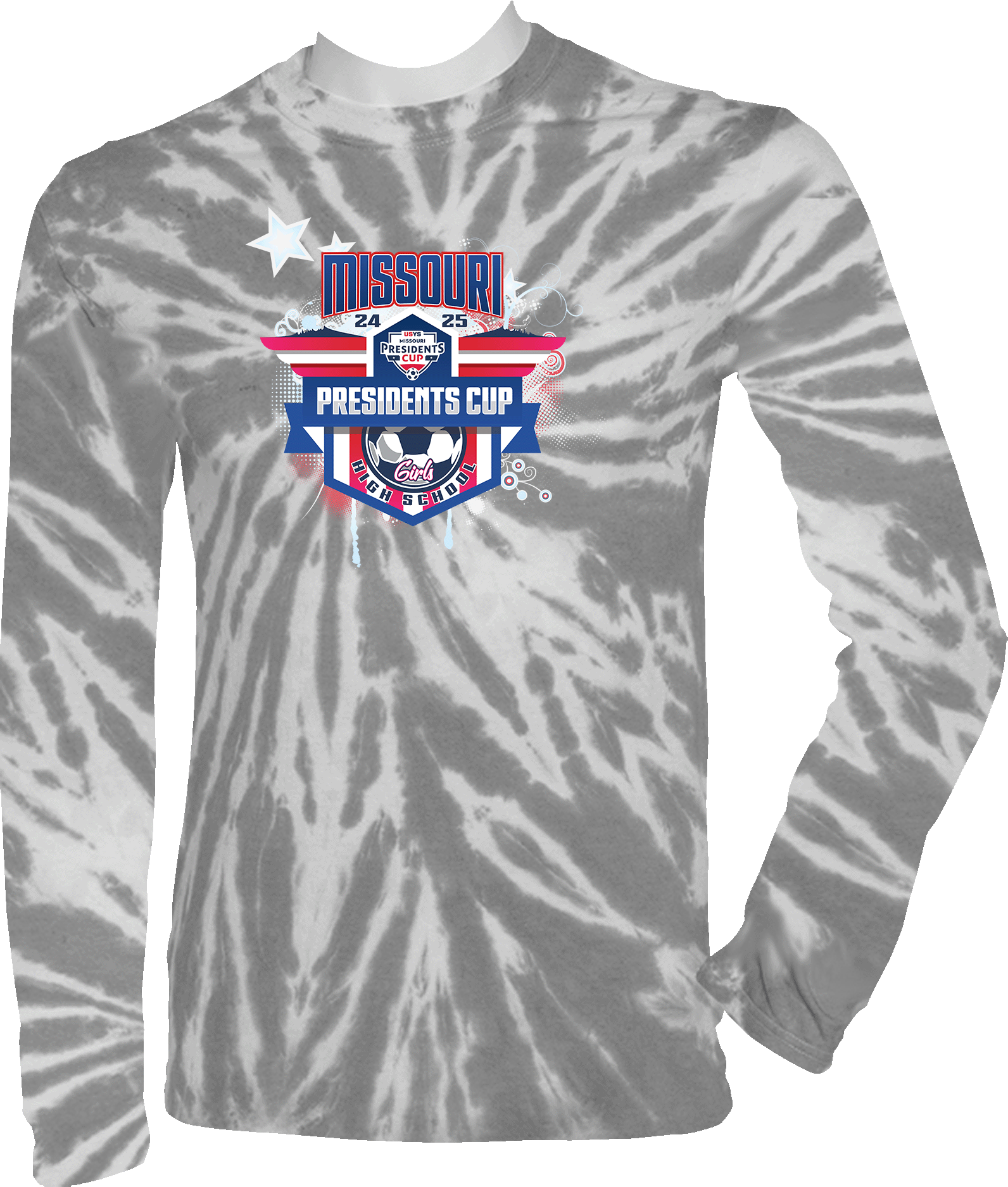 Tie-Dye Long Sleeves - 2024 USYS High School Girls Presidents Cup