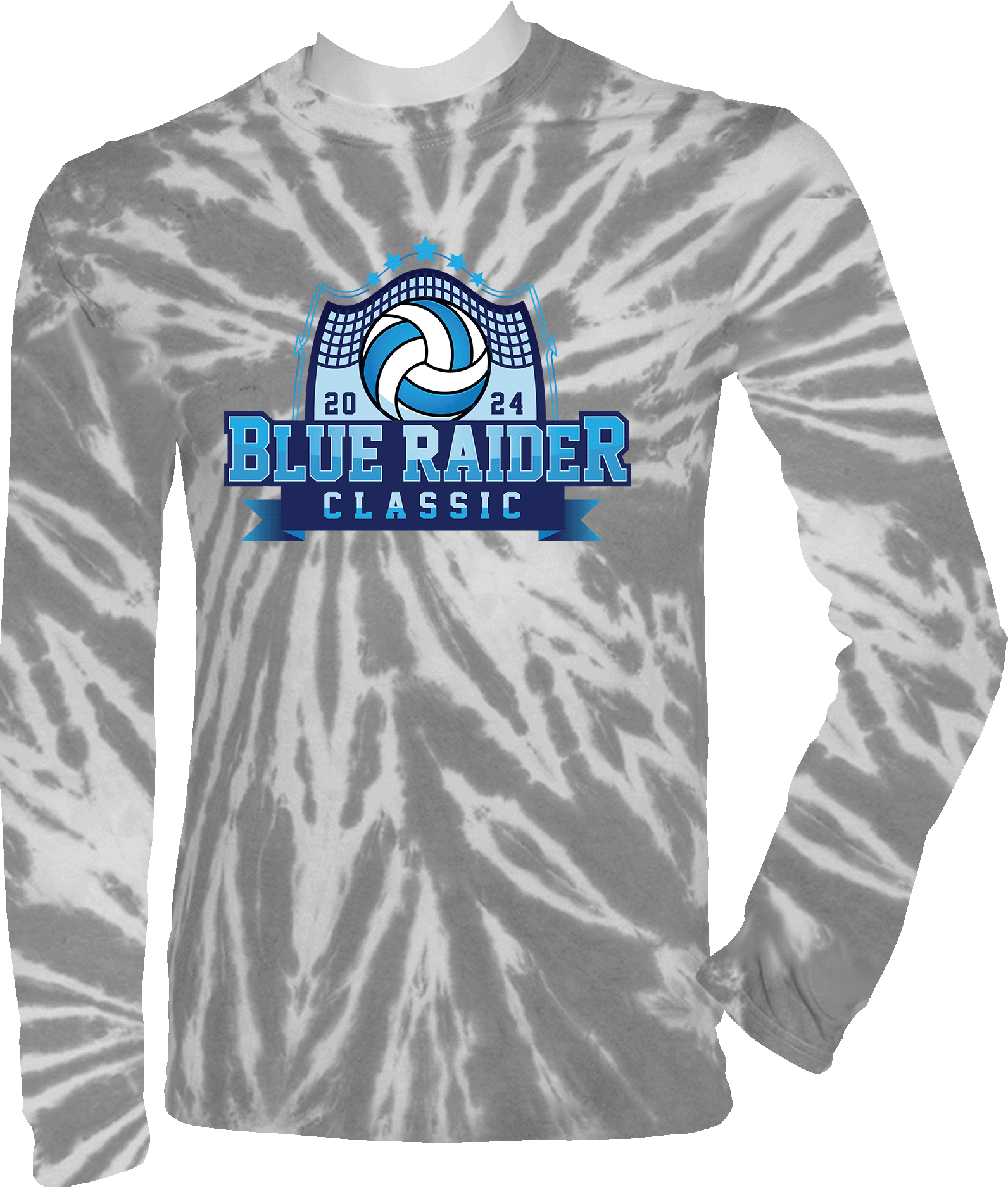 Tie-Dye Long Sleeves - 2024 Blue Raider Middle School Tournament