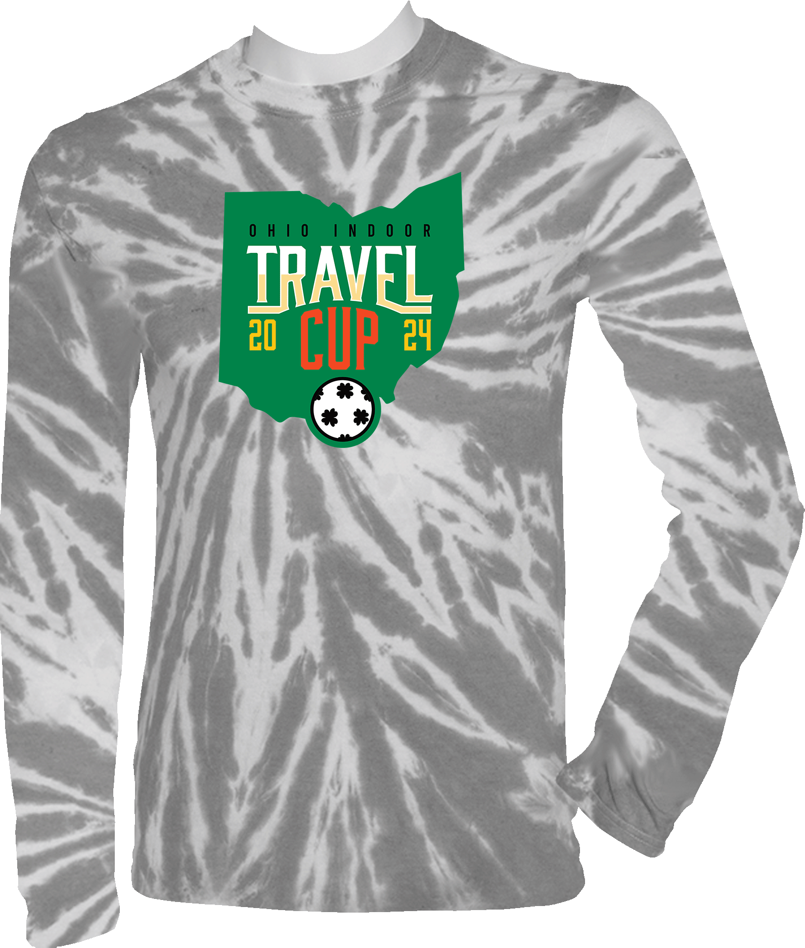 Tie-Dye Long Sleeves - 2024 Ohio Indoor Travel Cup